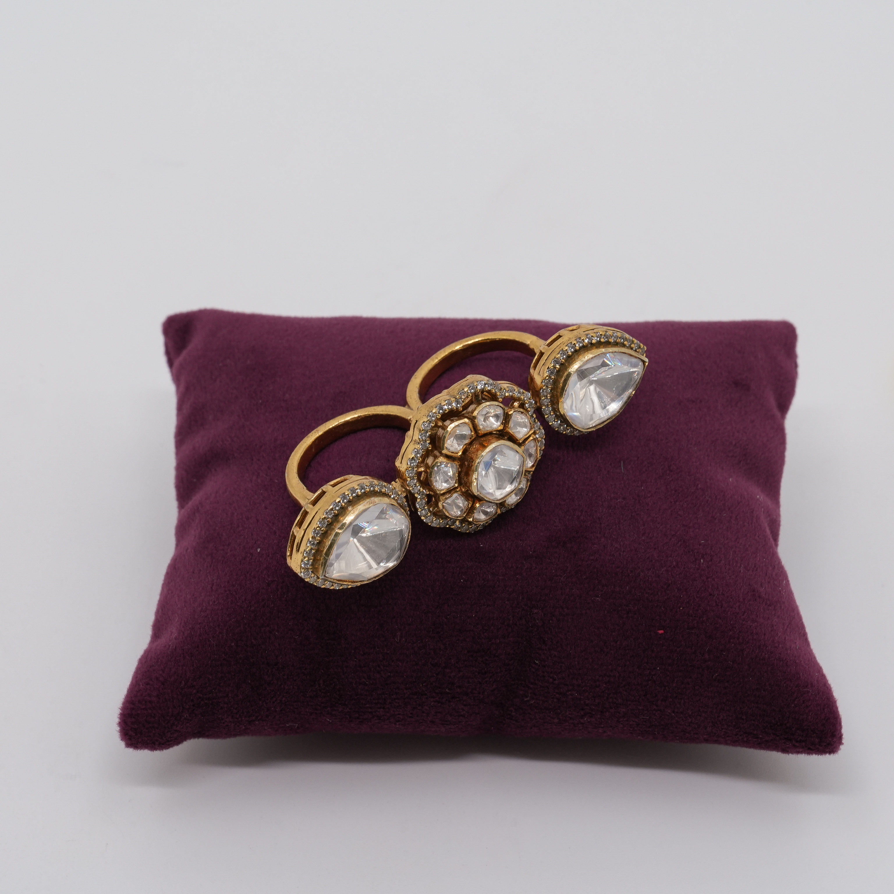 Ved Jewellers - Kundan Floral Ring