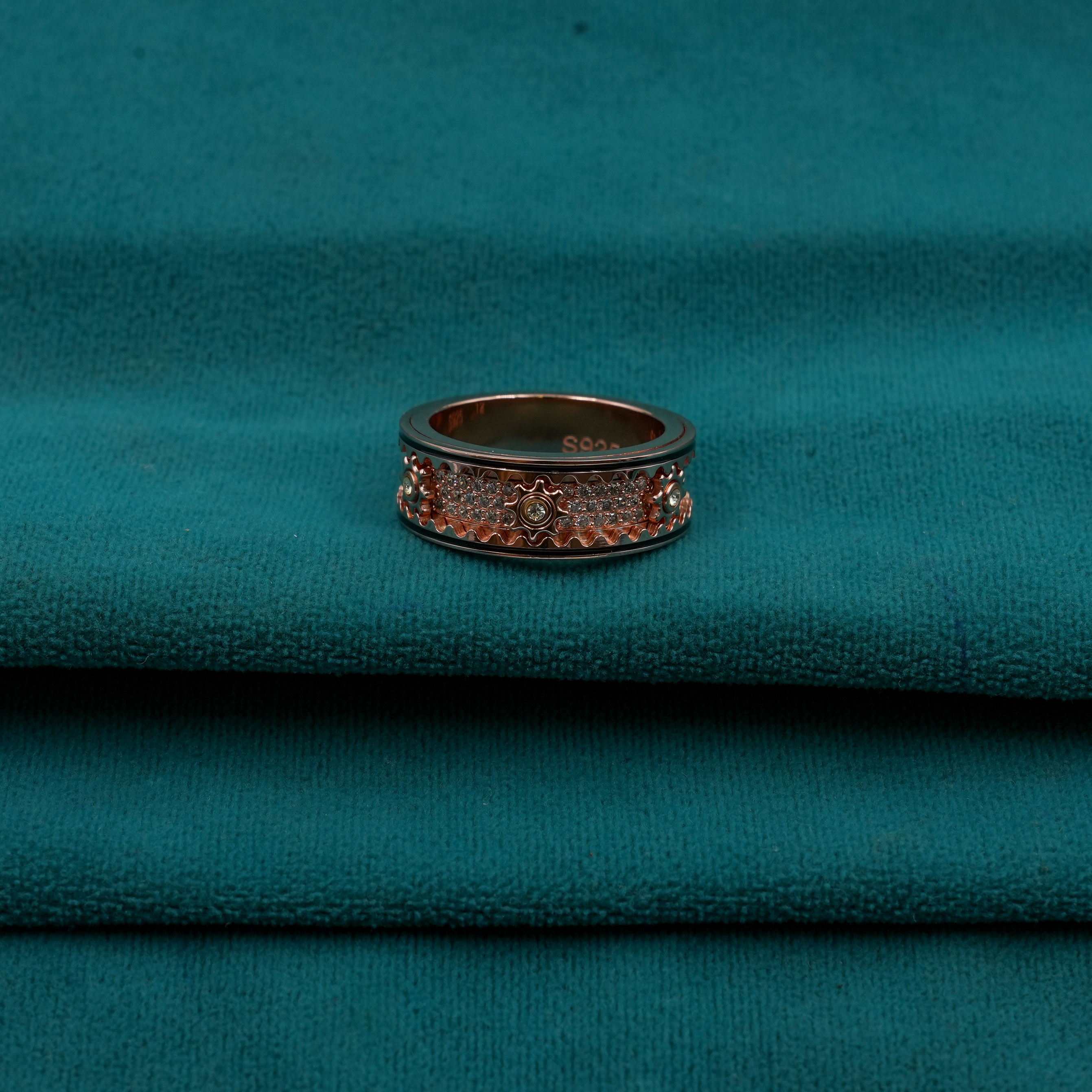 Ved Jewellers - Rose Gold CZ Ring