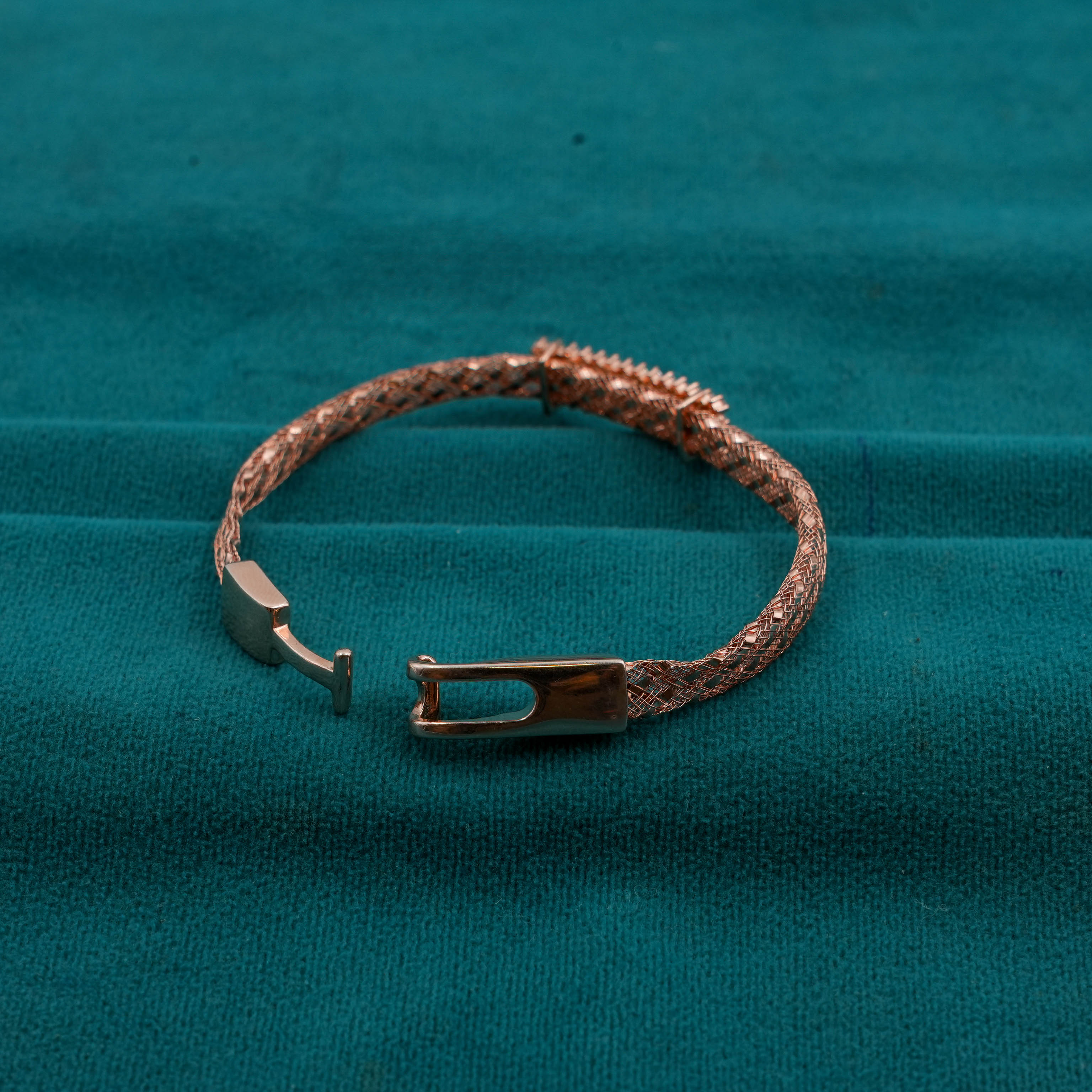Ved Jewellers - Rose Gold Kada Bracelet
