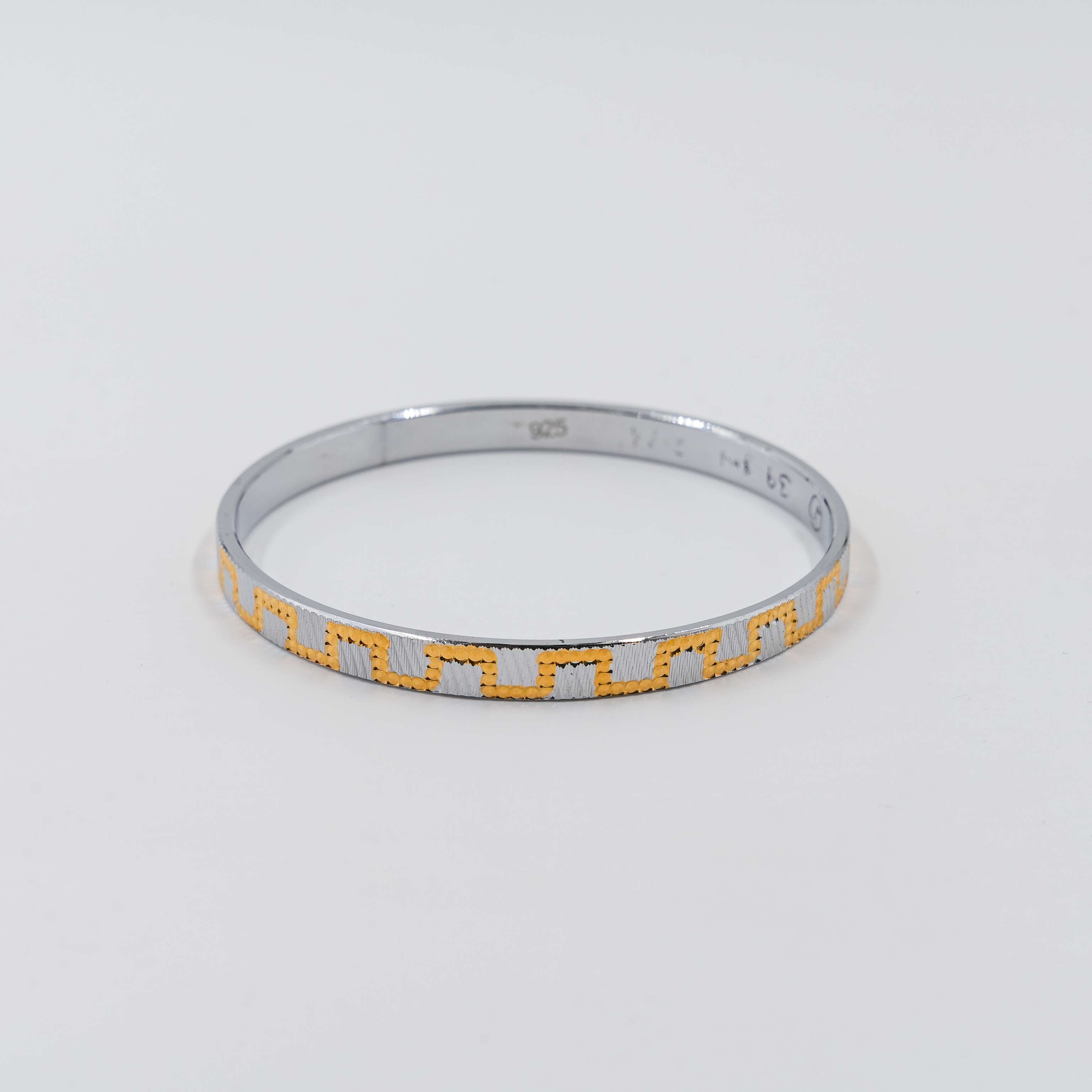 Ved Jewellers - Silver Greek Key Kada