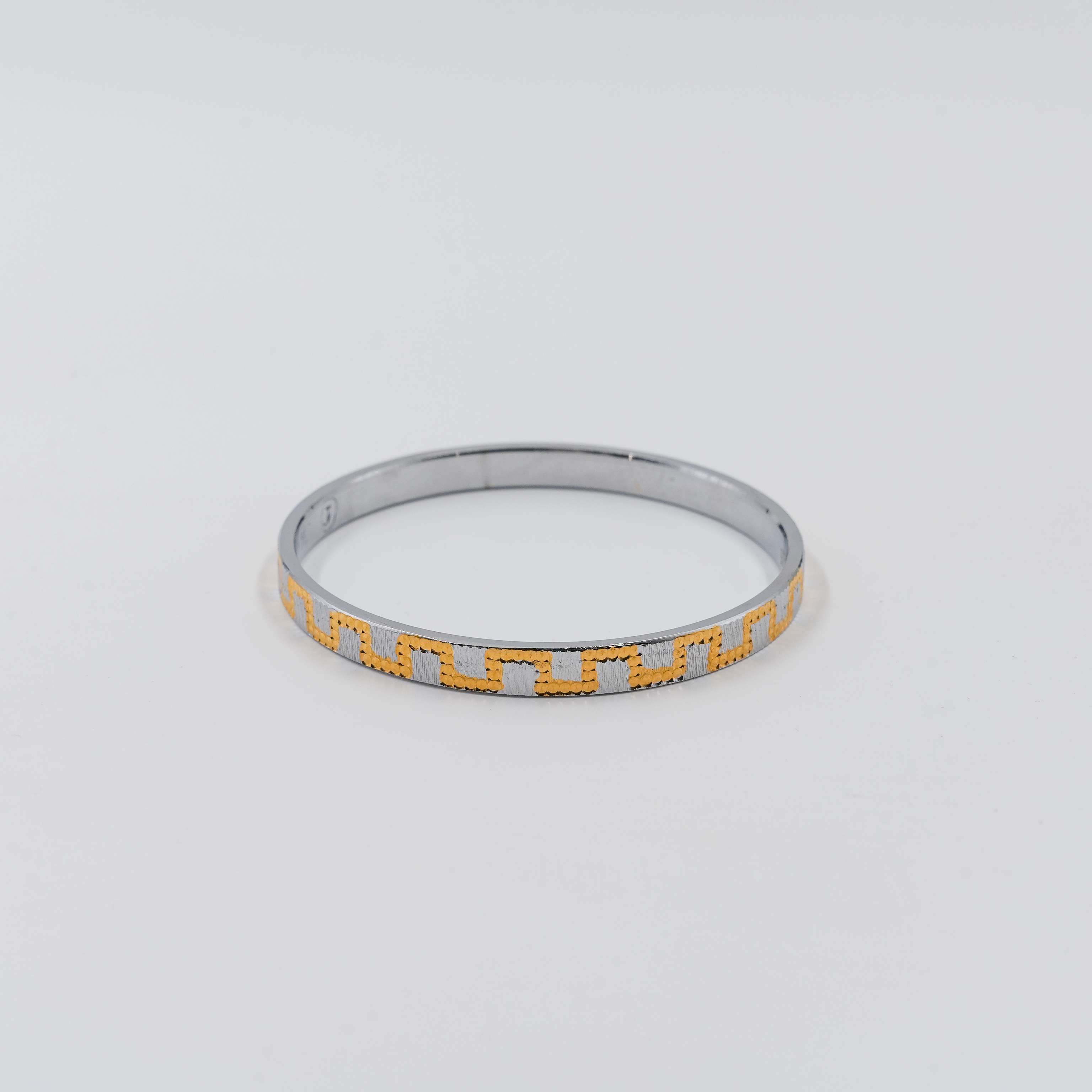 Ved Jewellers - Silver Geometric Kada