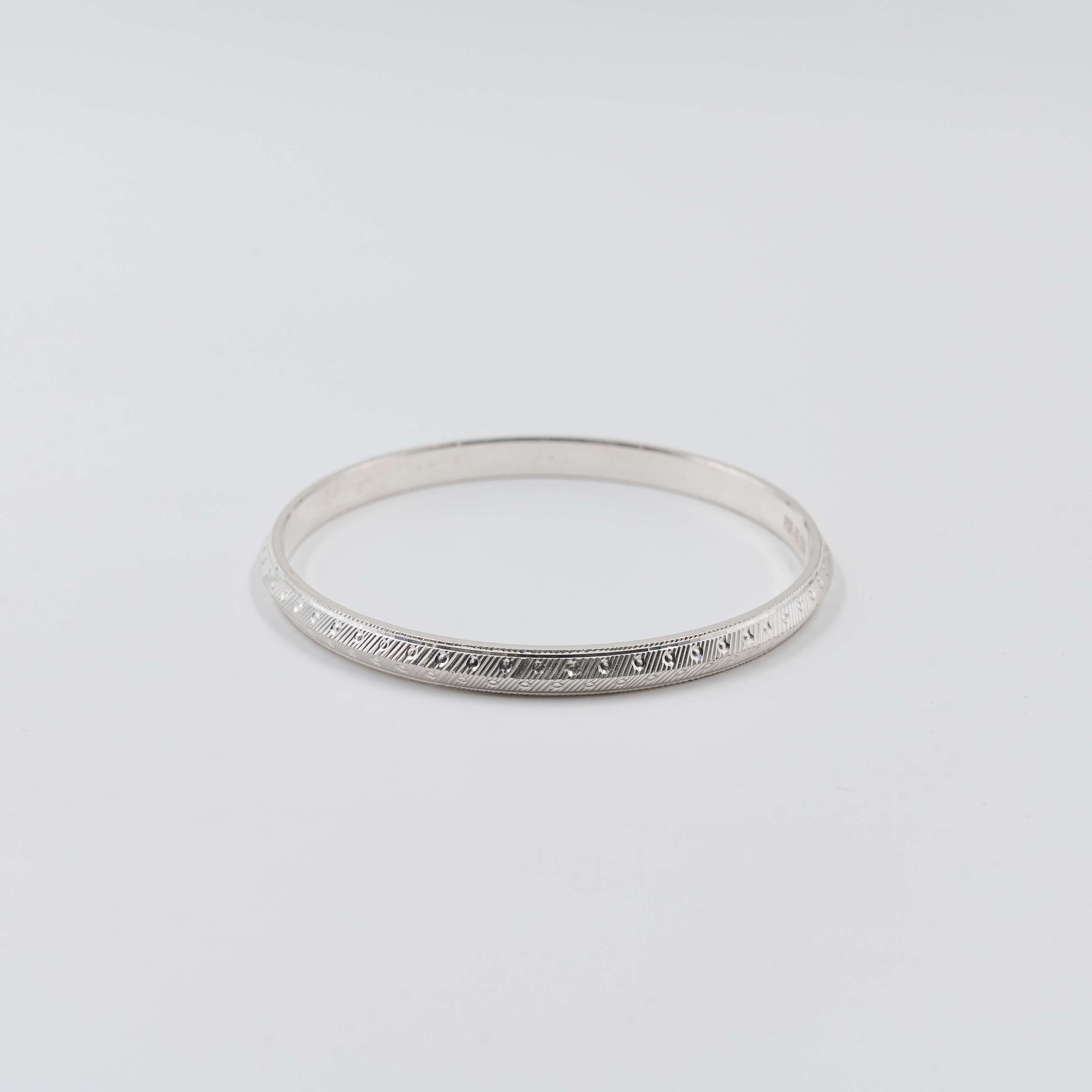 Ved Jewellers - Silver Engraved Kada