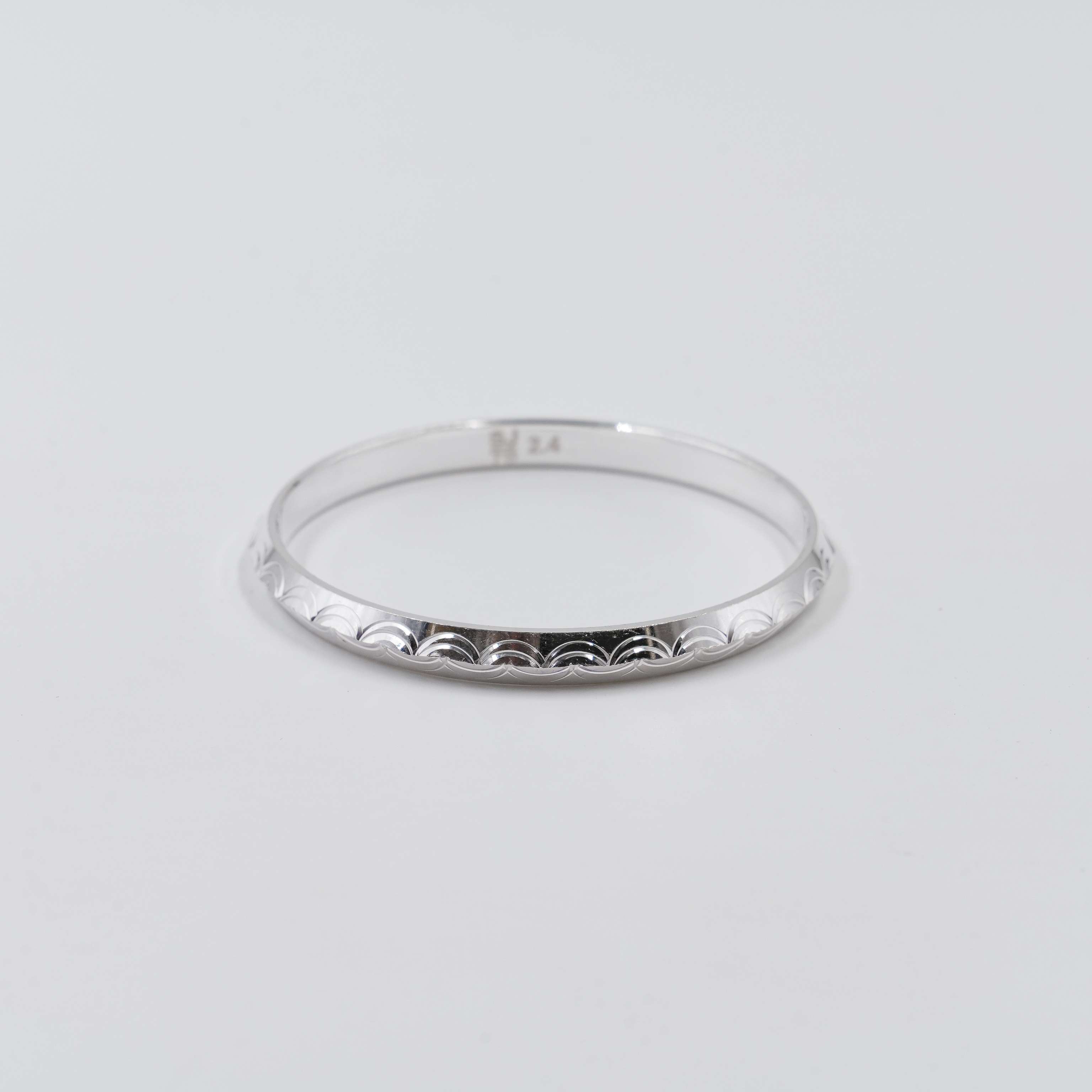 Ved Jewellers - Silver Engraved Kada