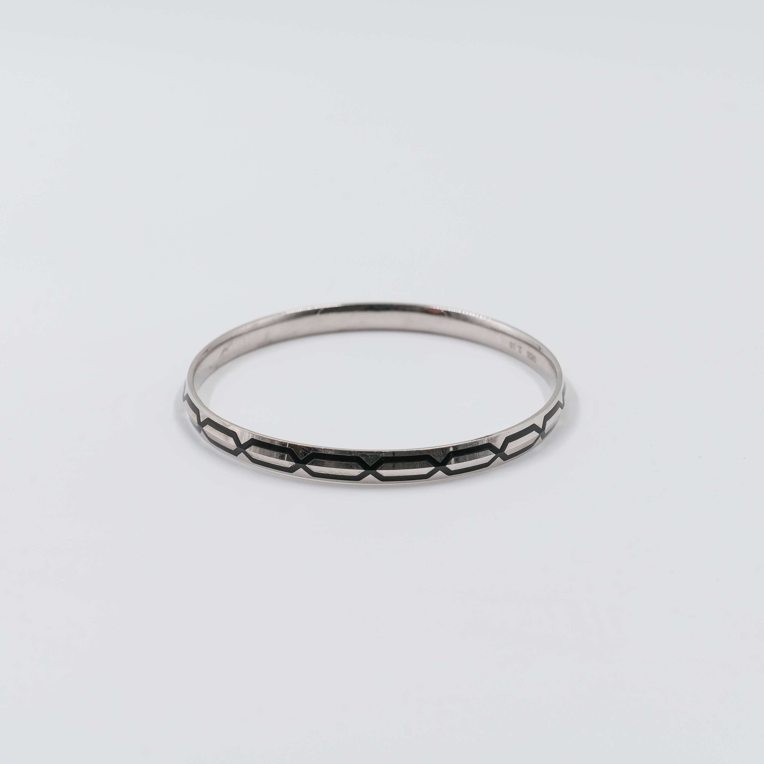 Ved Jewellers - Silver Geometric Kada