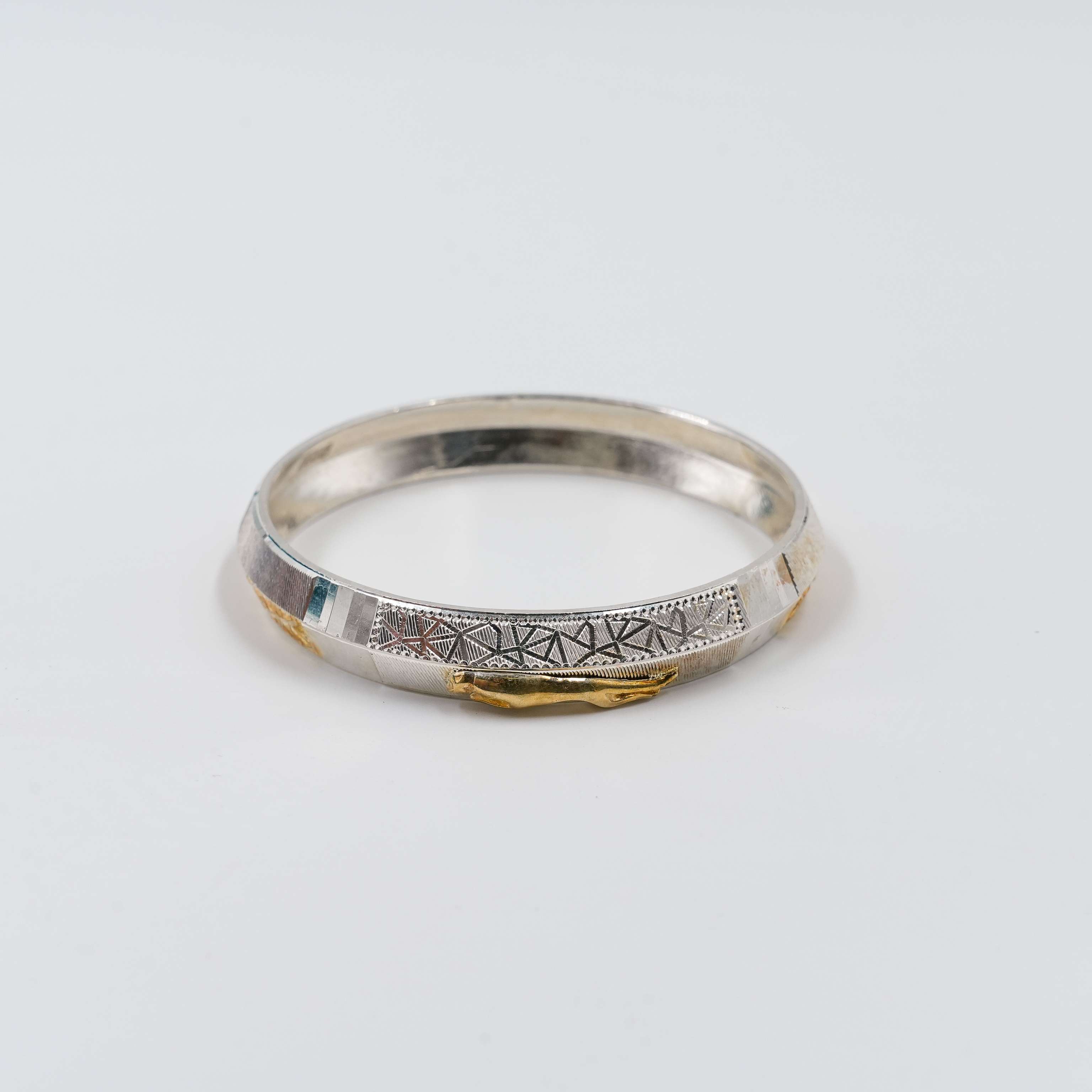 Ved Jewellers - Silver Gold Kada