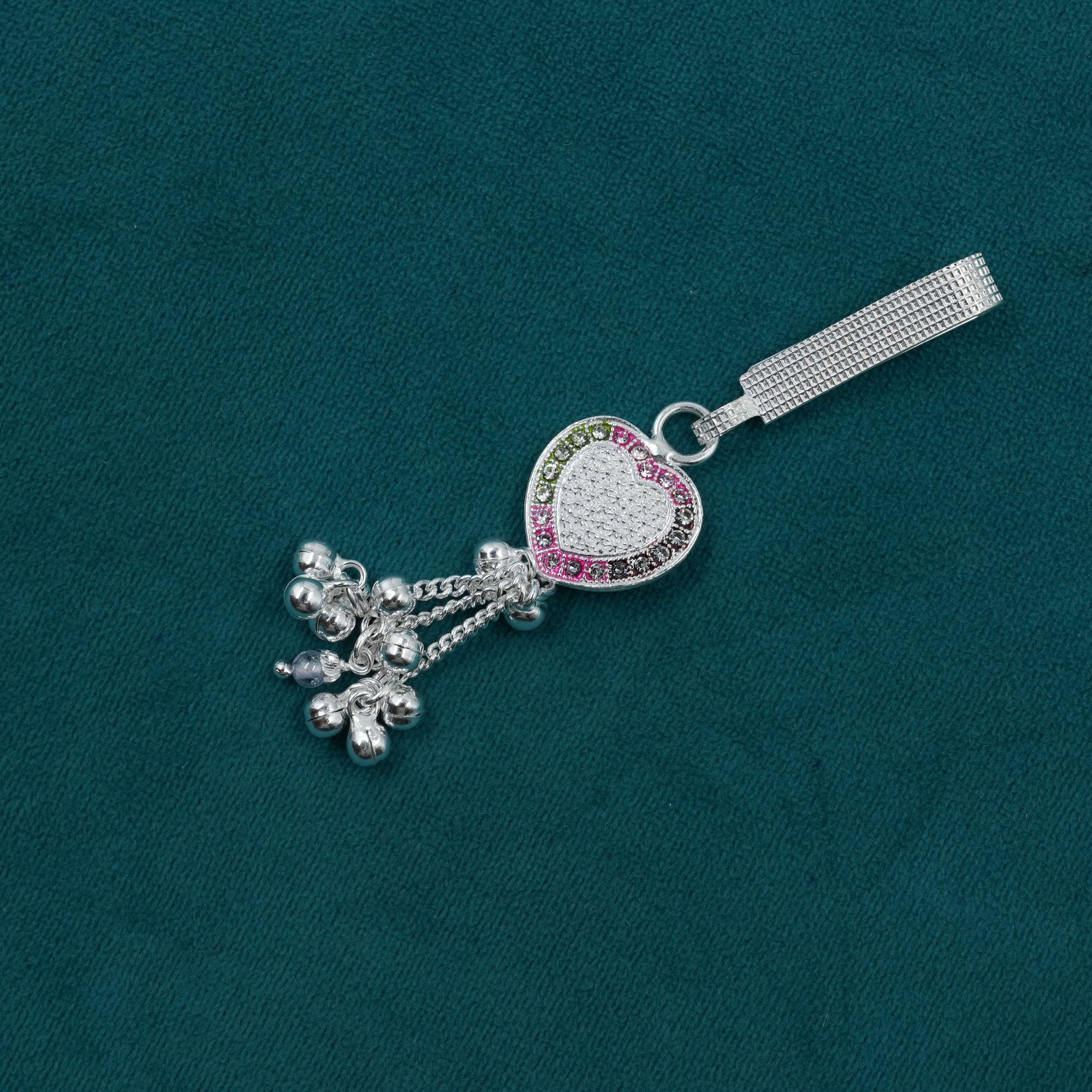 Ved Jewellers - Silver Heart Keychain