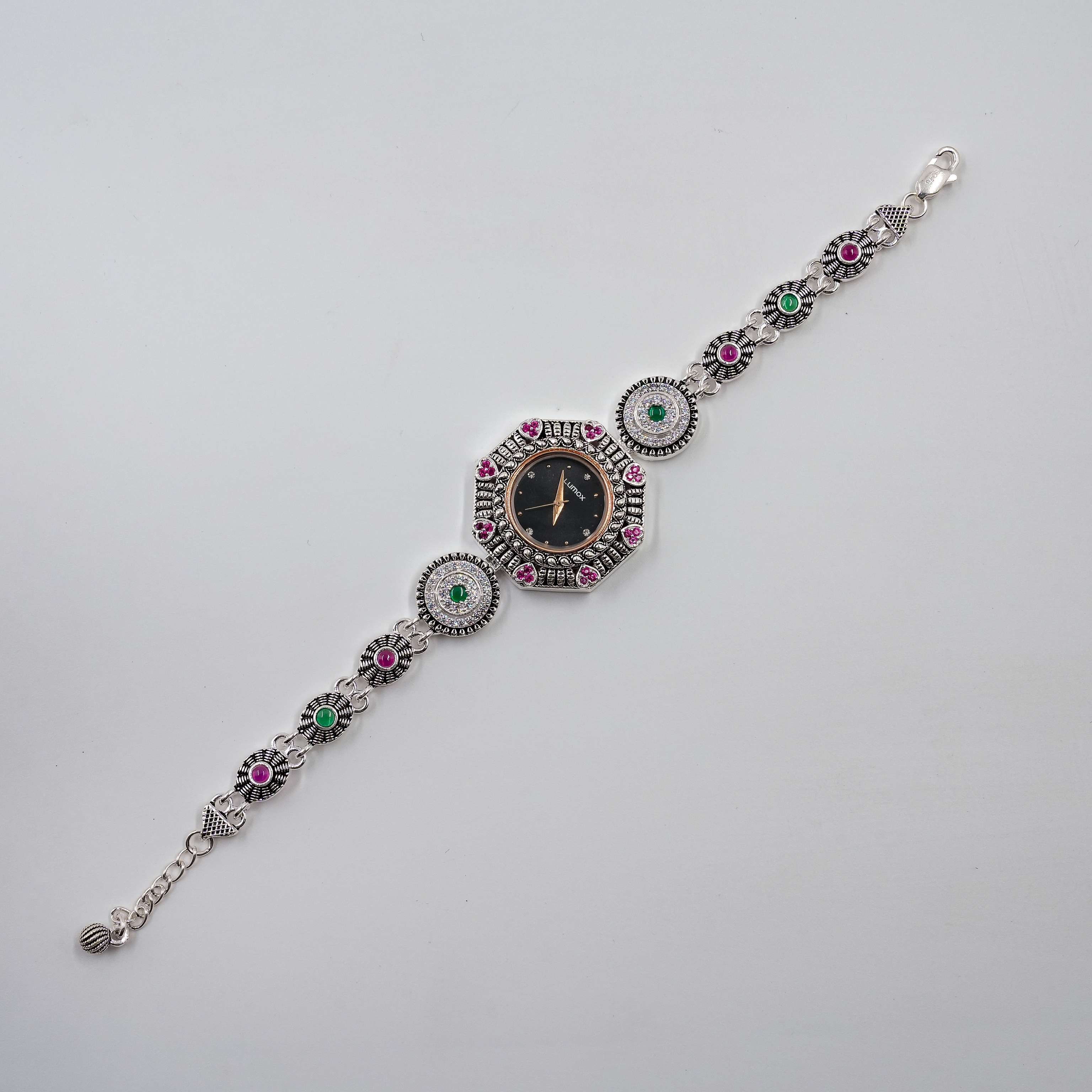 Ved Jewellers - Silver Gemstone Bracelet