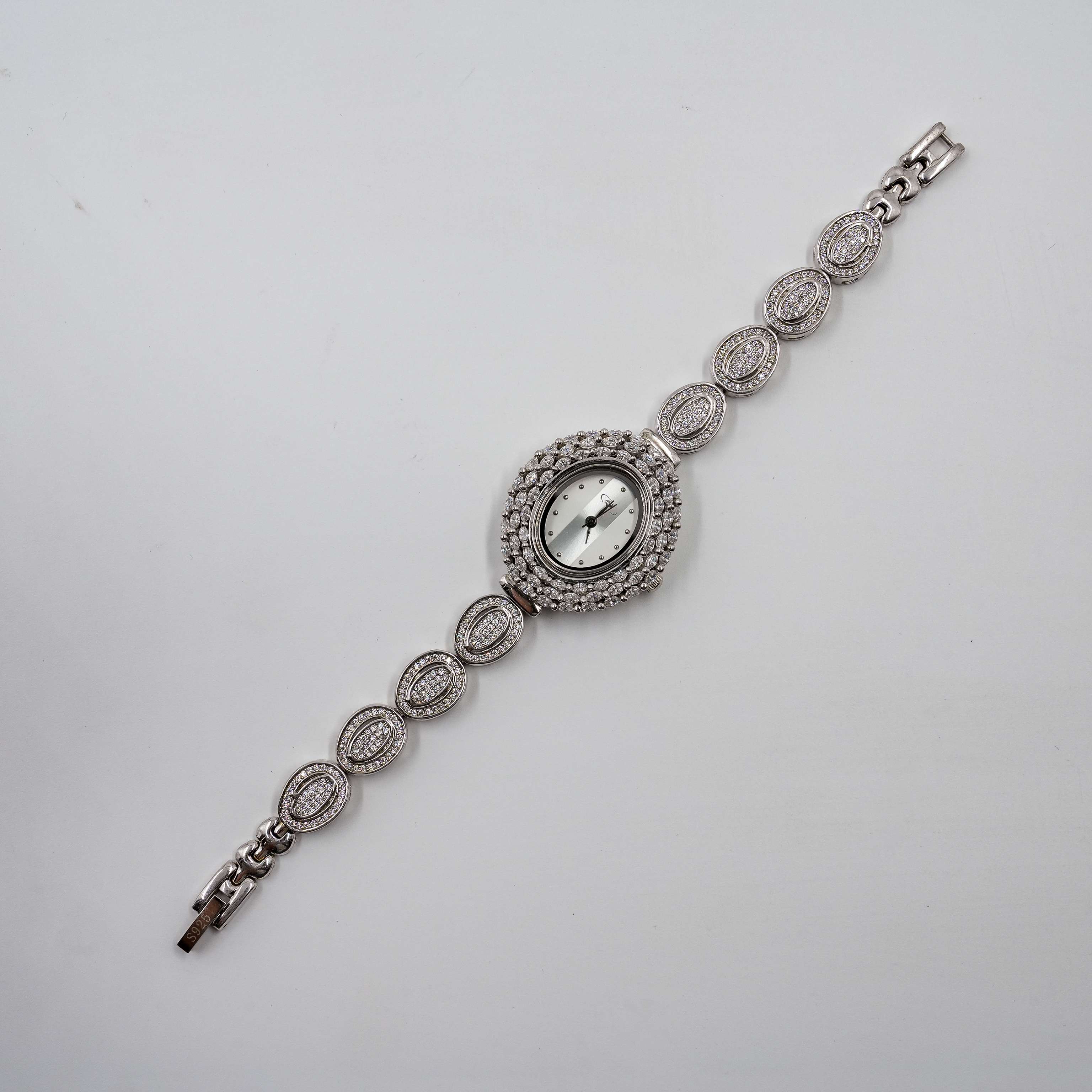 Ved Jewellers - Silver Crystal Watch