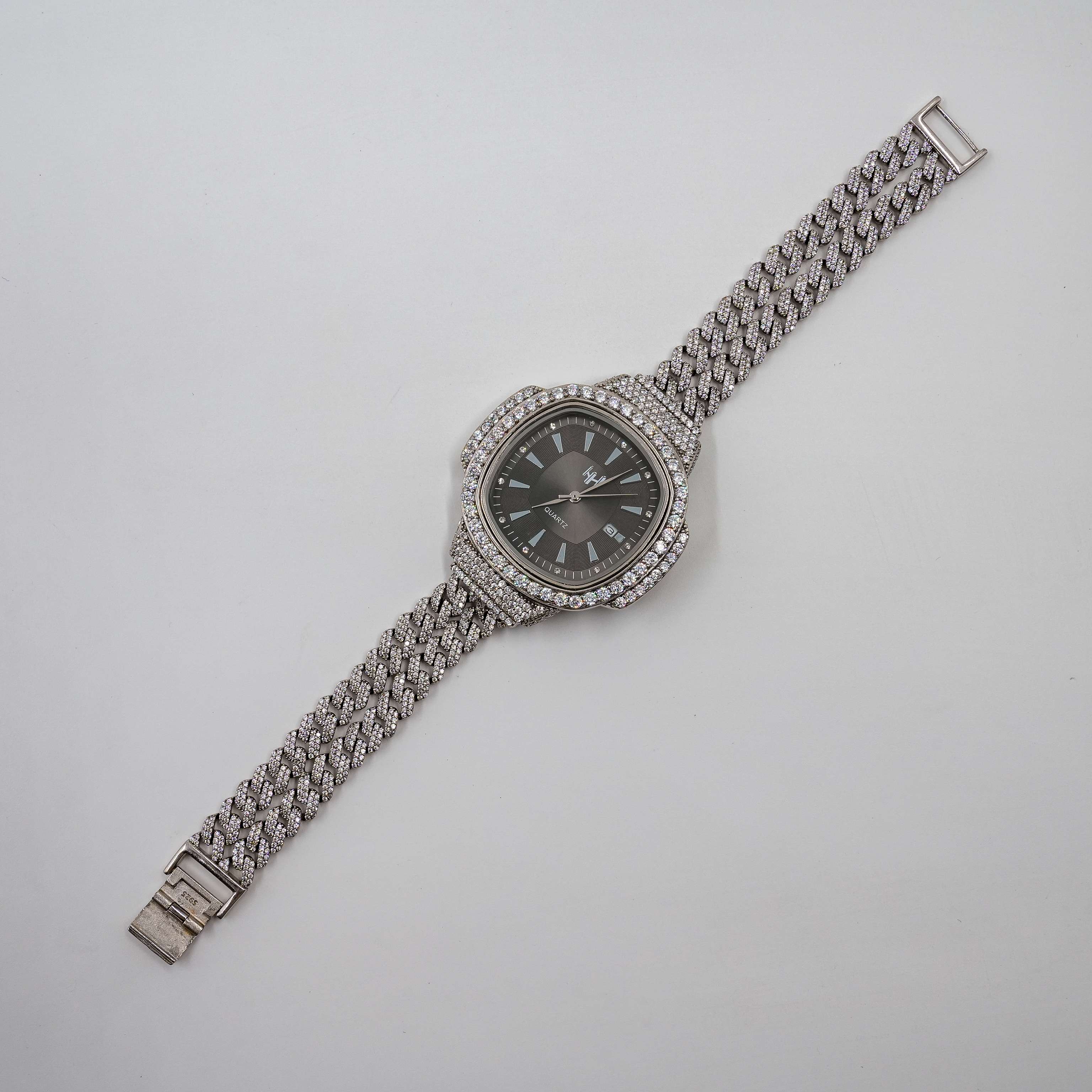 Ved Jewellers - Silver Diamond Watch