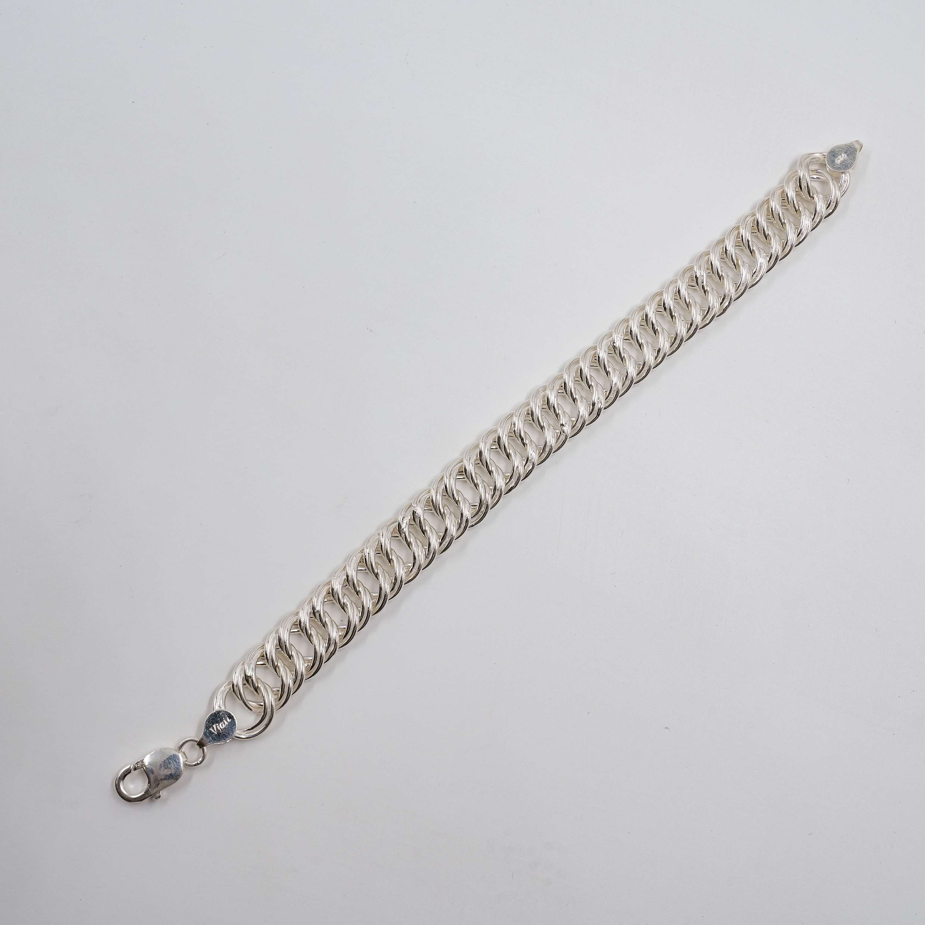 Ved Jewellers - Silver Double Chain Bracelet