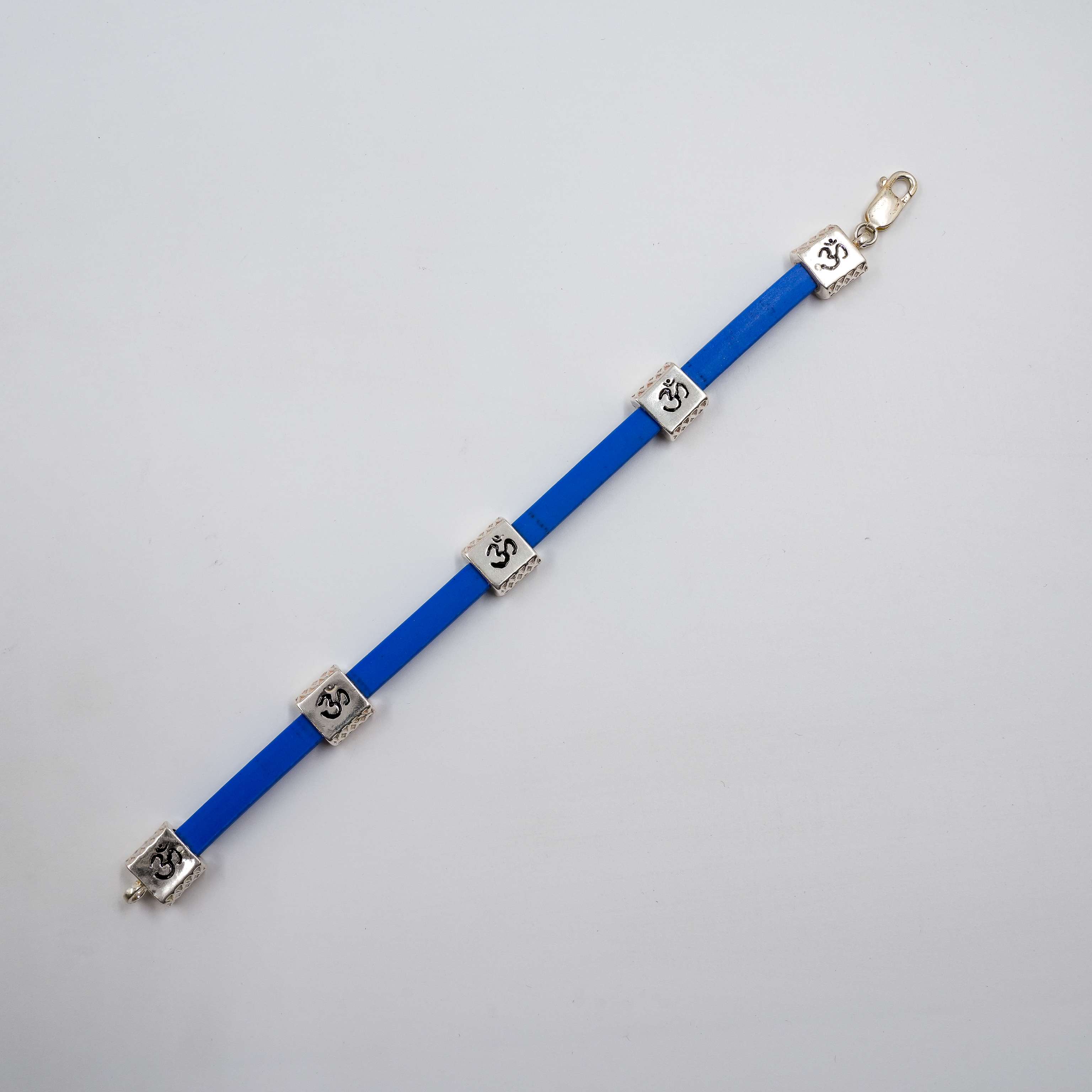Ved Jewellers - Blue Om Bracelet