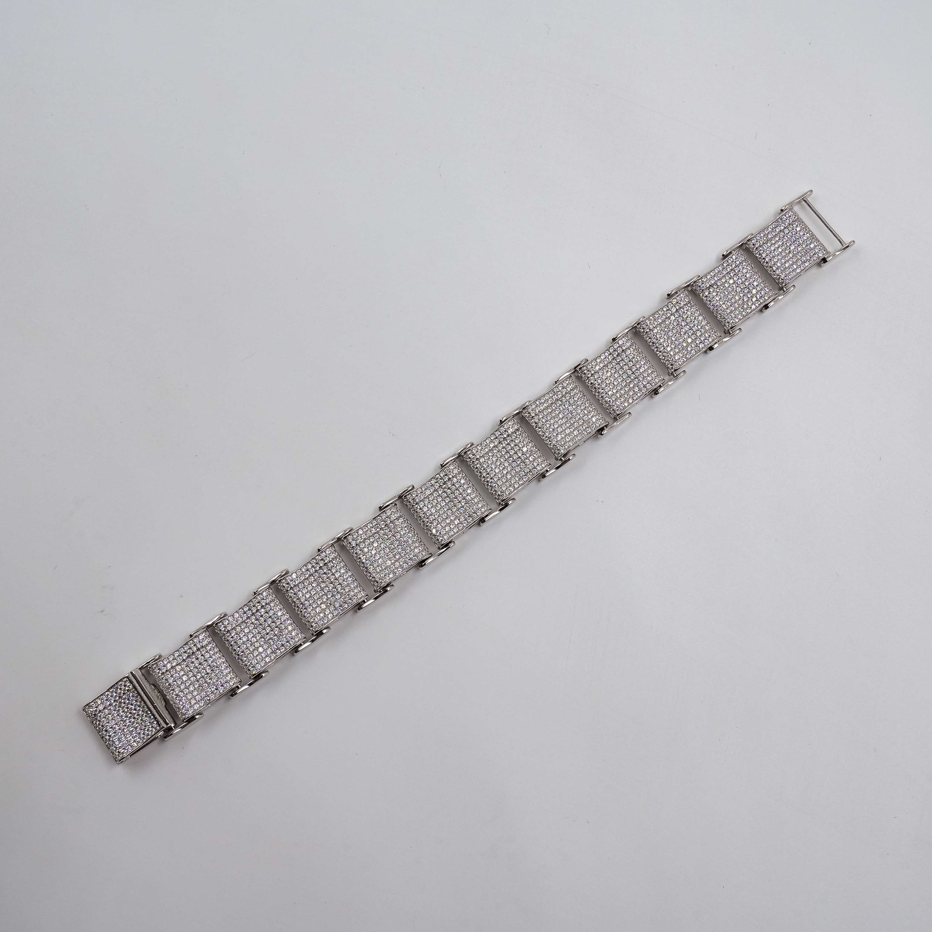 Ved Jewellers - Silver Diamond Bracelet