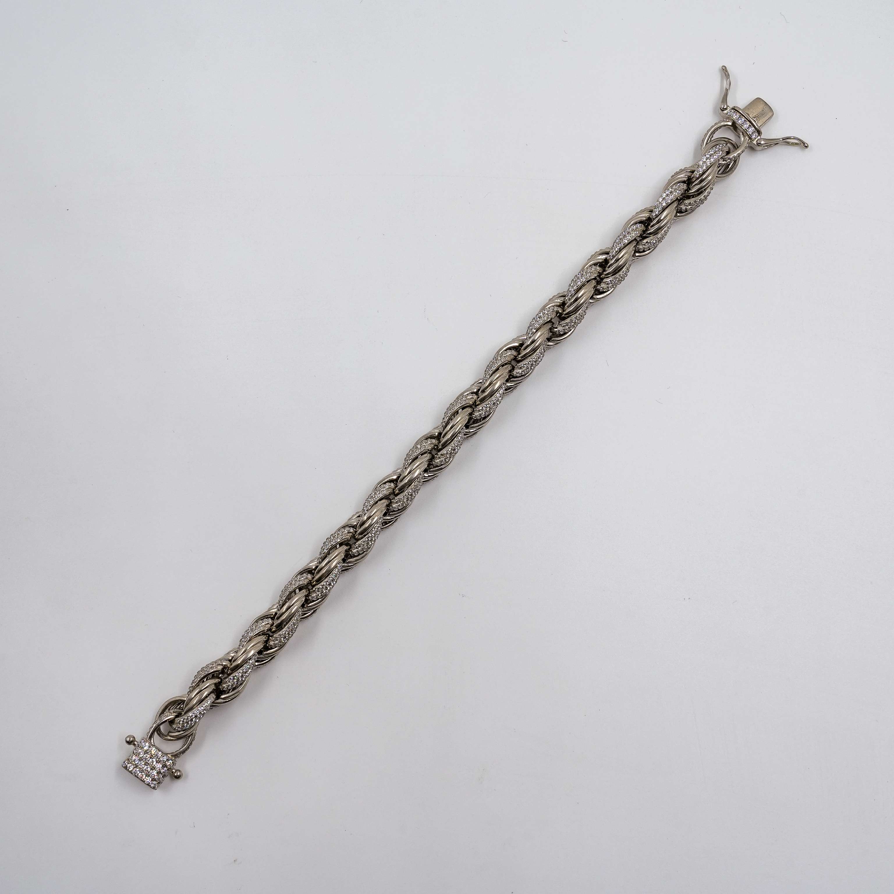 Ved Jewellers - Silver Rope Chain Bracelet