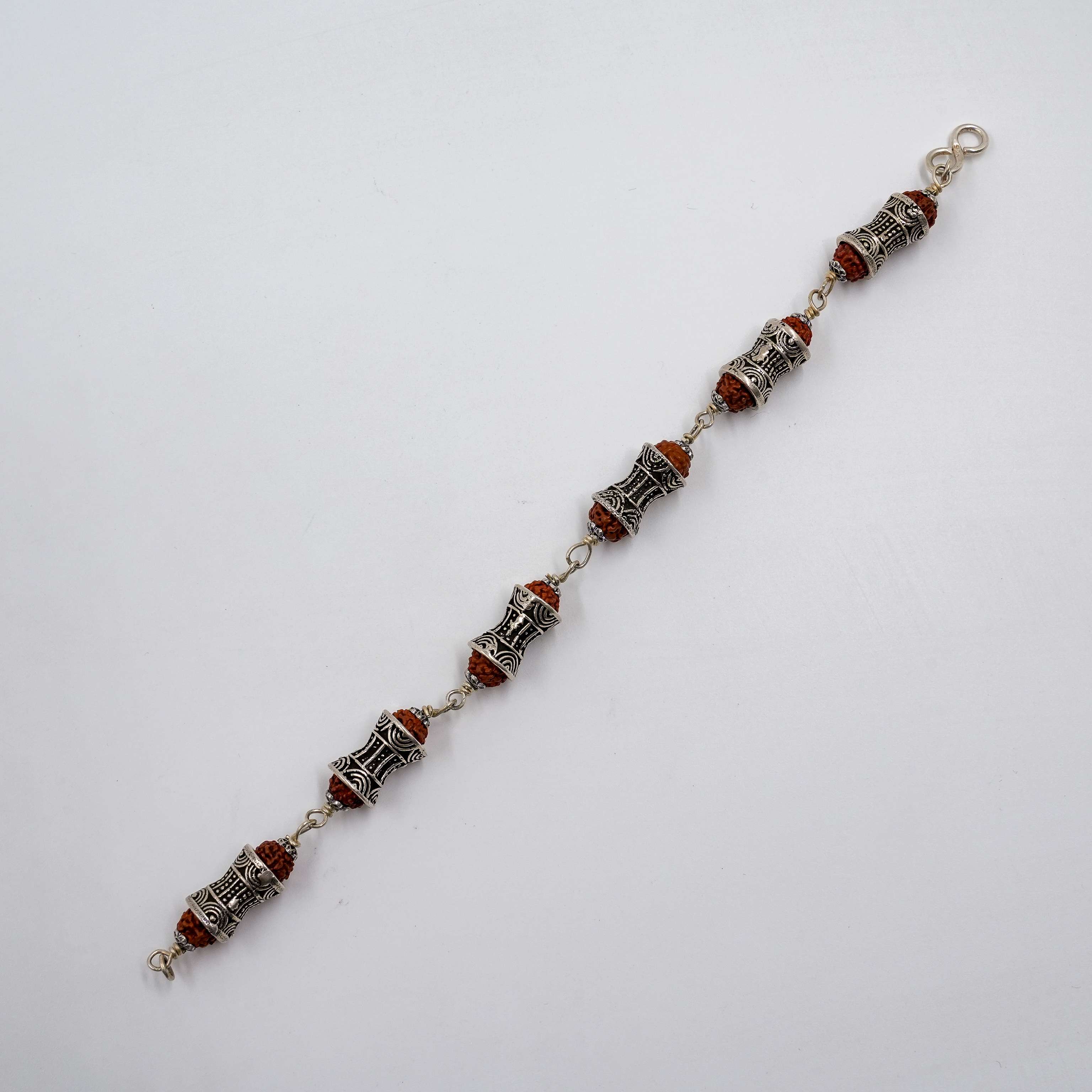 Ved Jewellers - Silver Rudraksha Bracelet