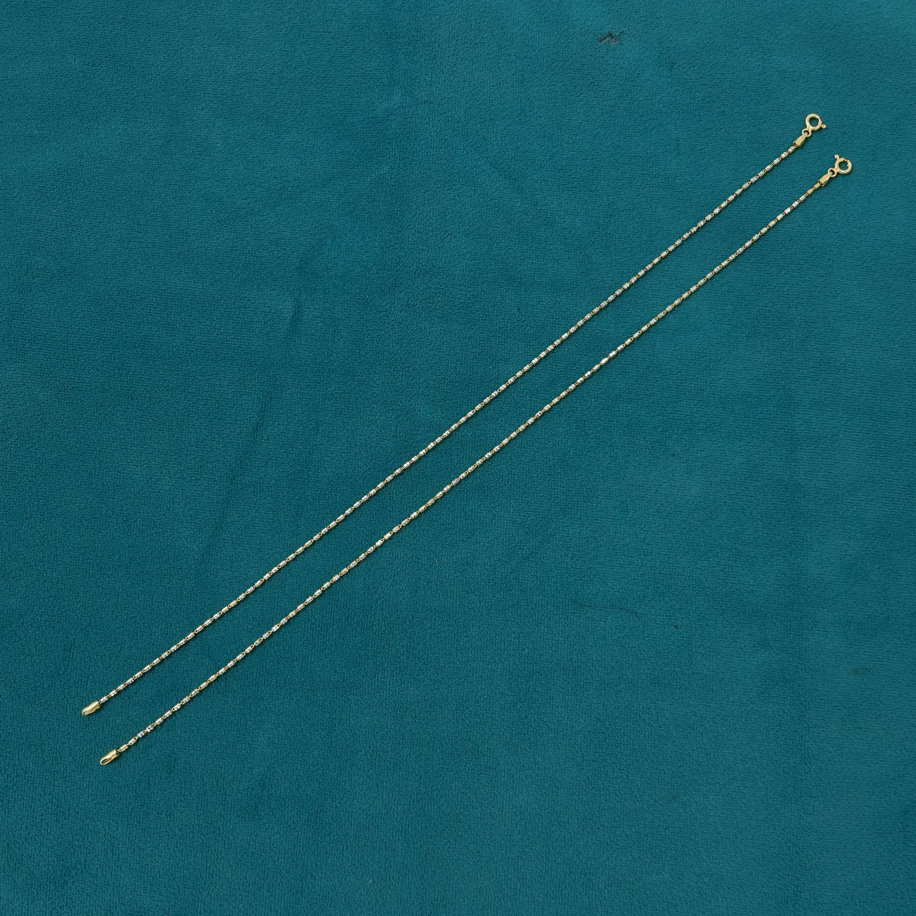 Ved Jewellers - Gold Chain Anklets