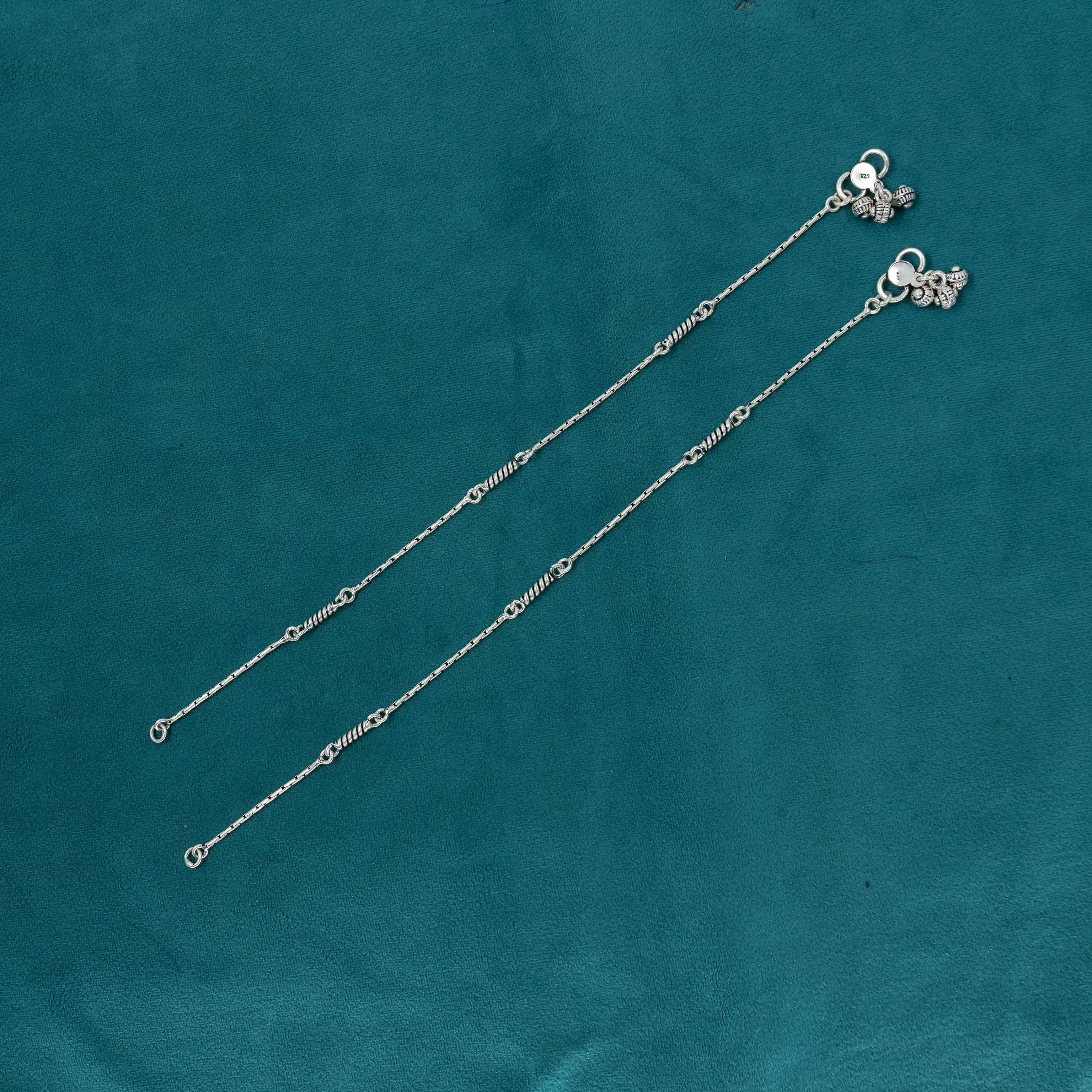 Ved Jewellers - Silver Chain Anklet