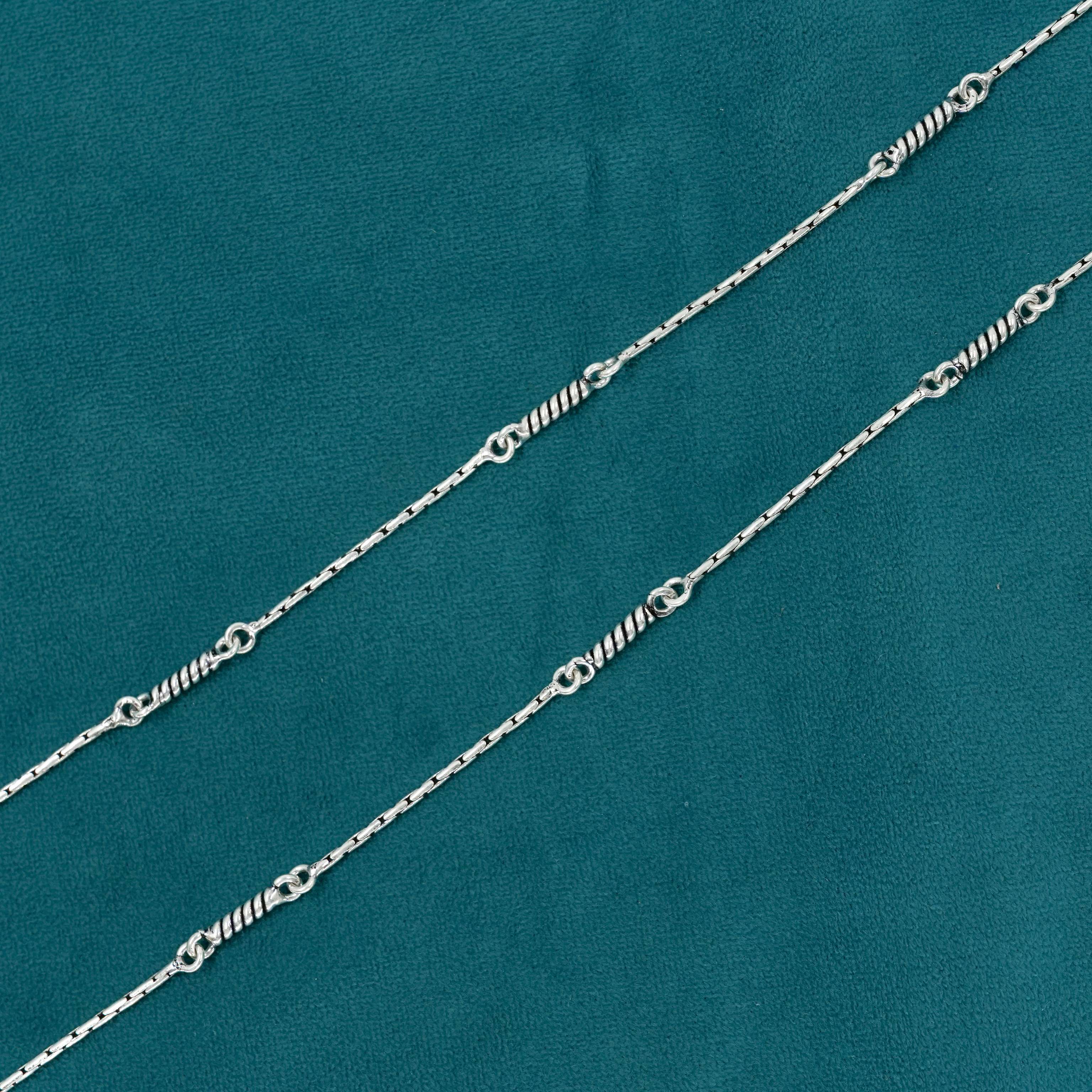 Silver Chain Anklet