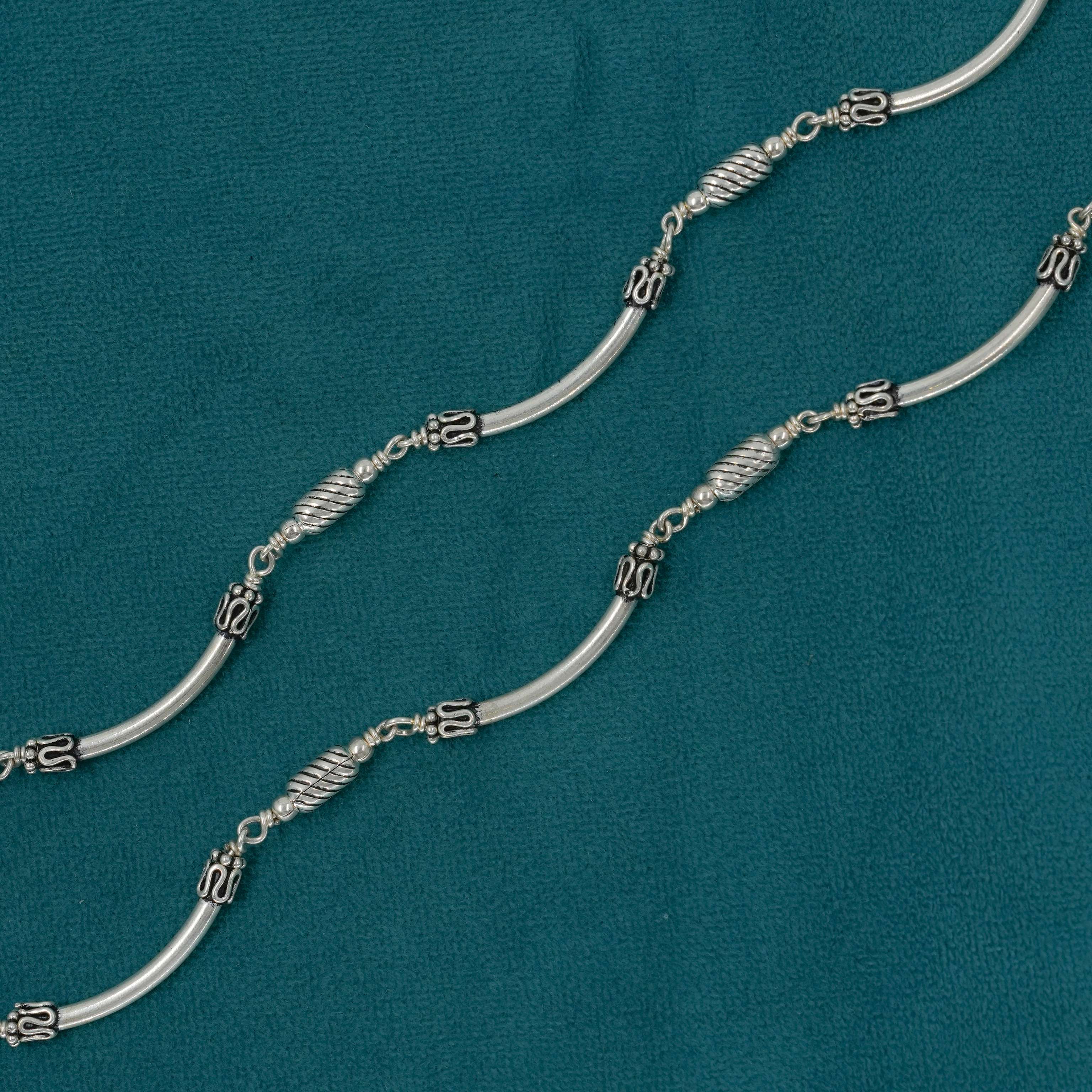 Ved Jewellers - Silver Payal Anklets