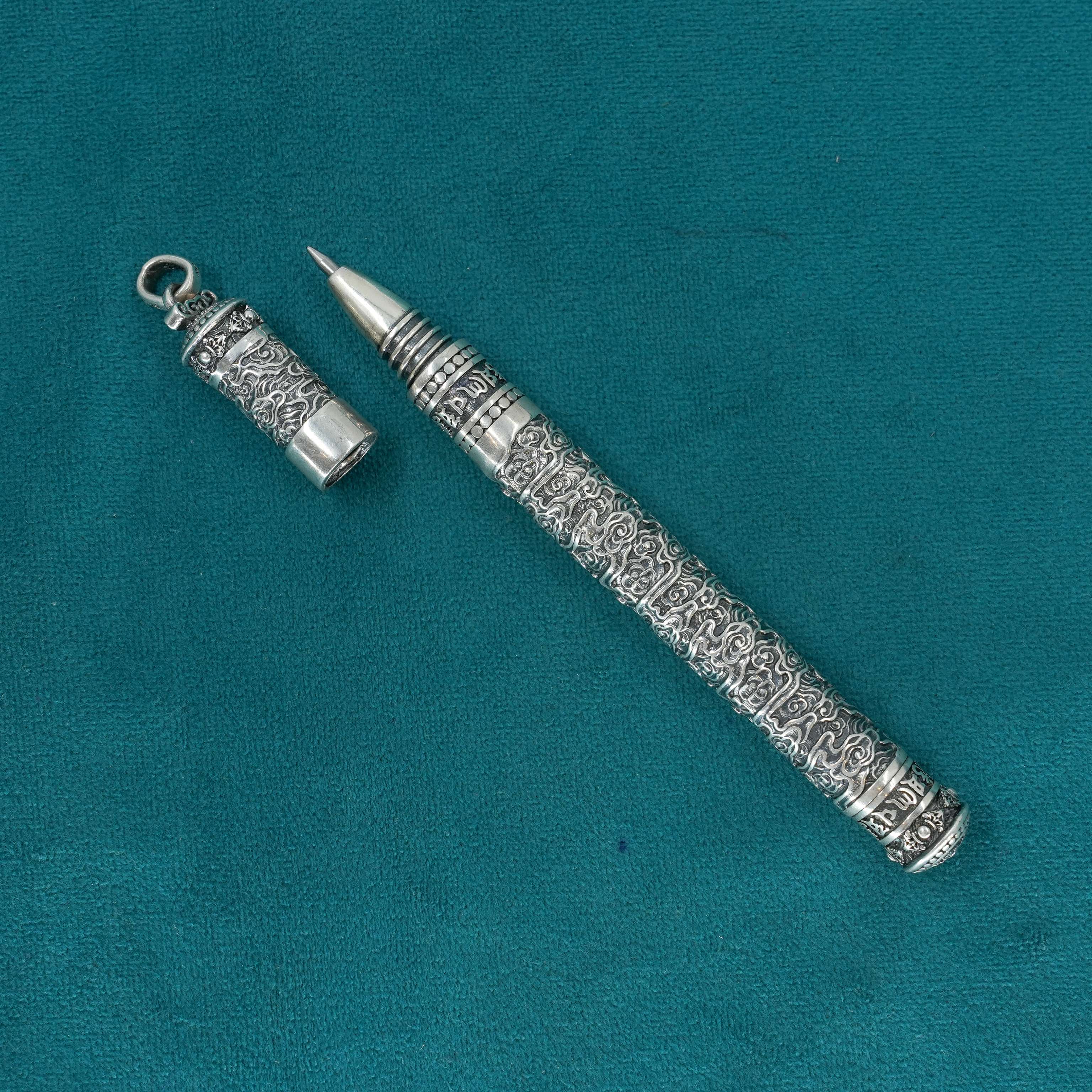 Ved Jewellers - Silver Ornate Pen