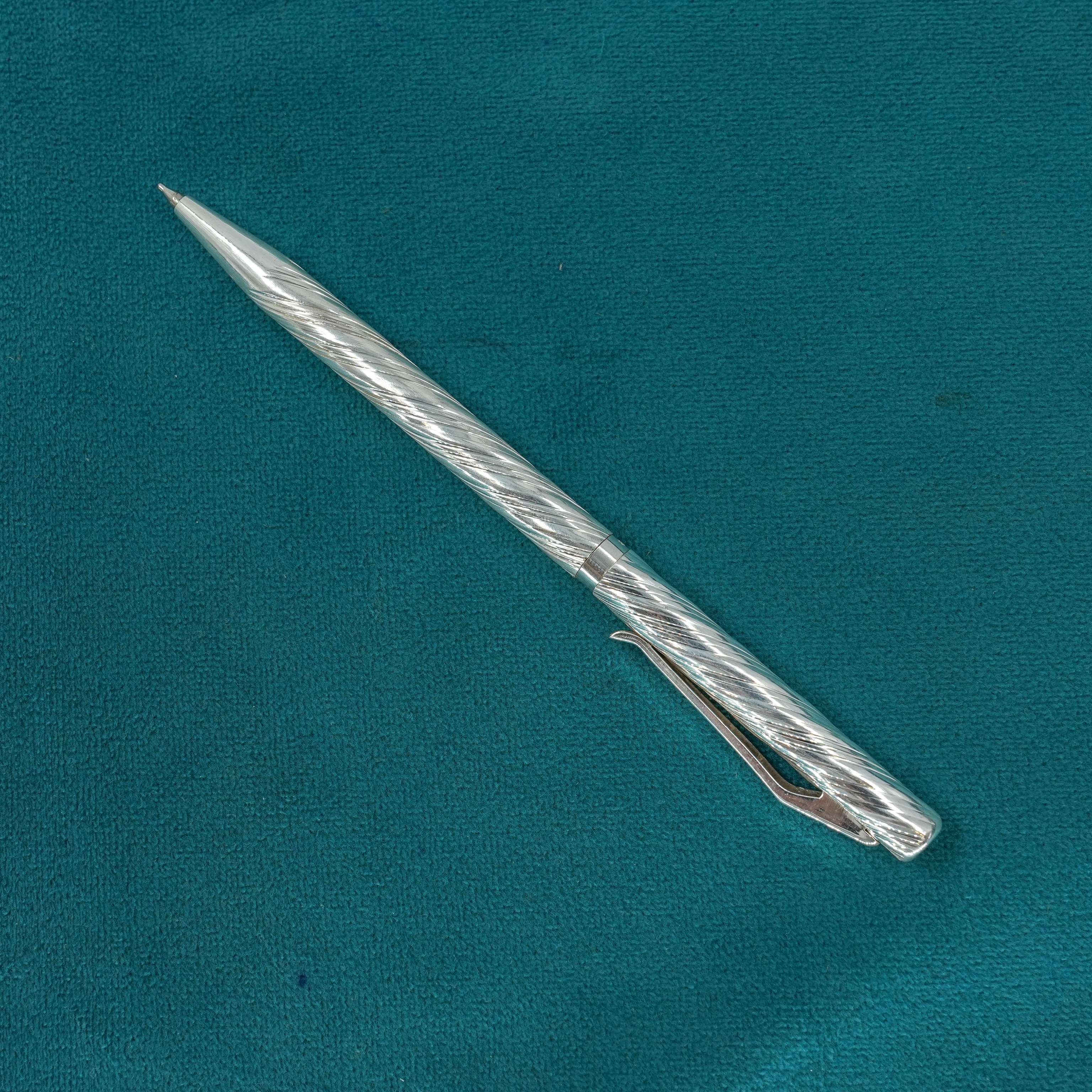 Ved Jewellers - Silver Twisted Pen