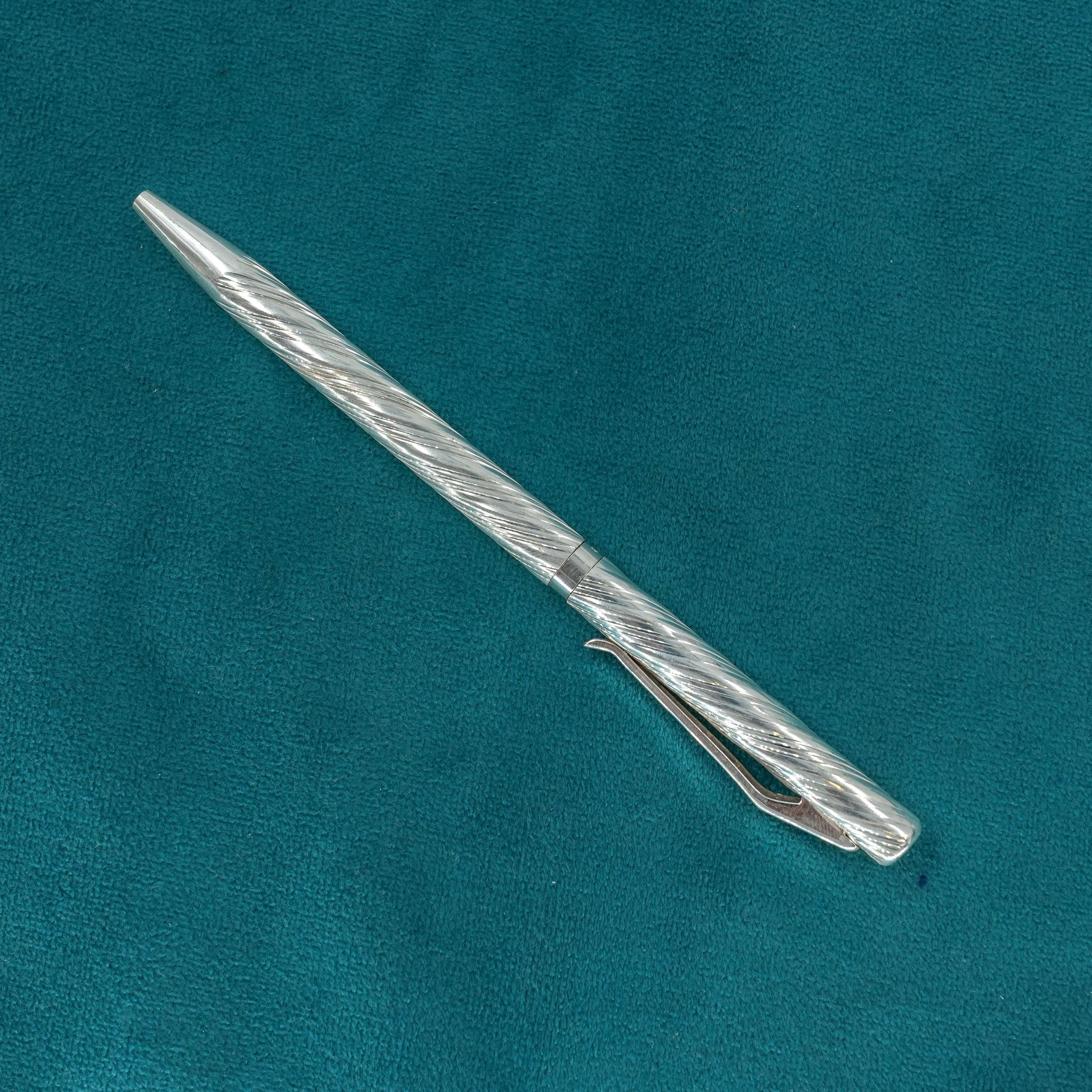 Ved Jewellers - Silver Twisted Pen