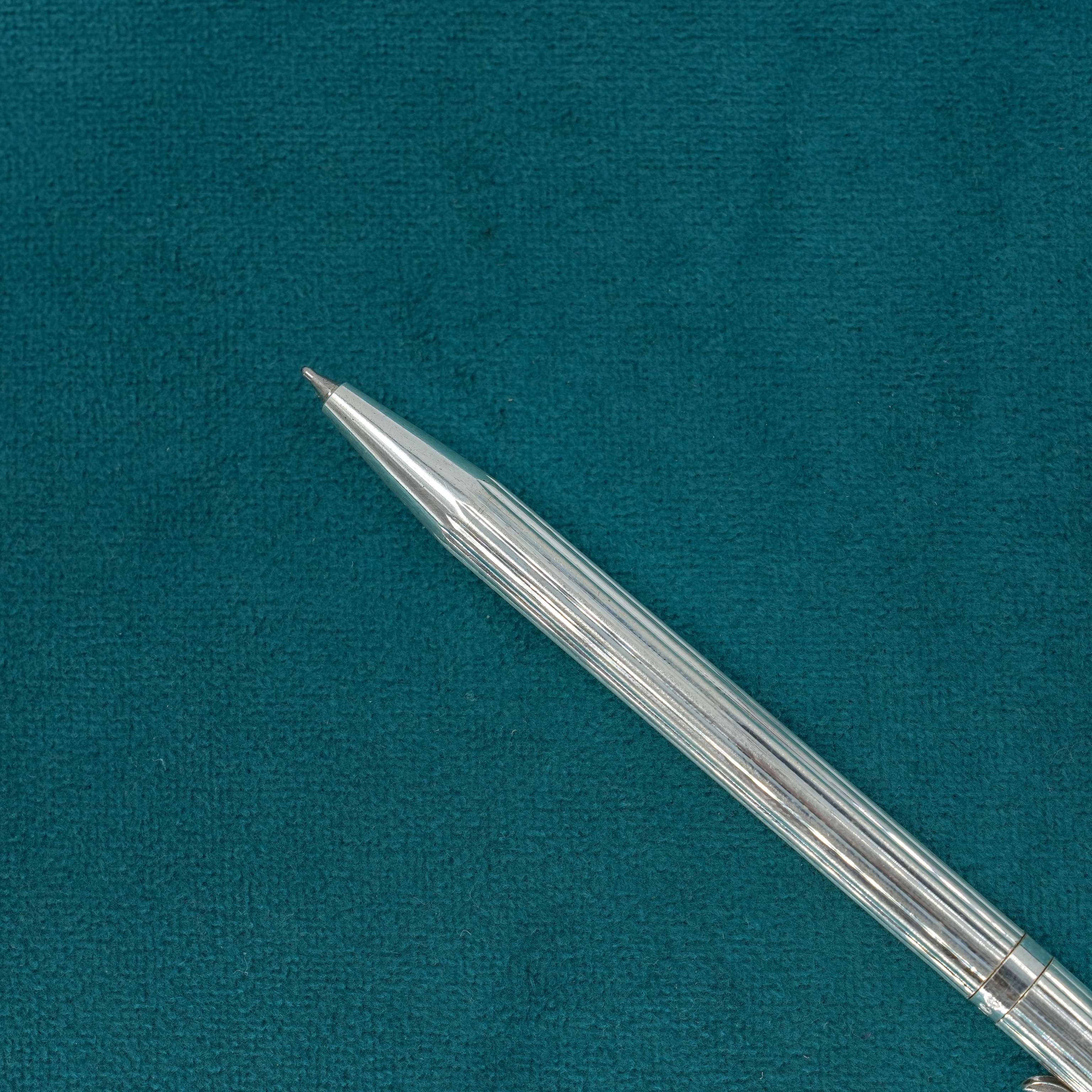 Ved Jewellers - Silver Striped Pen