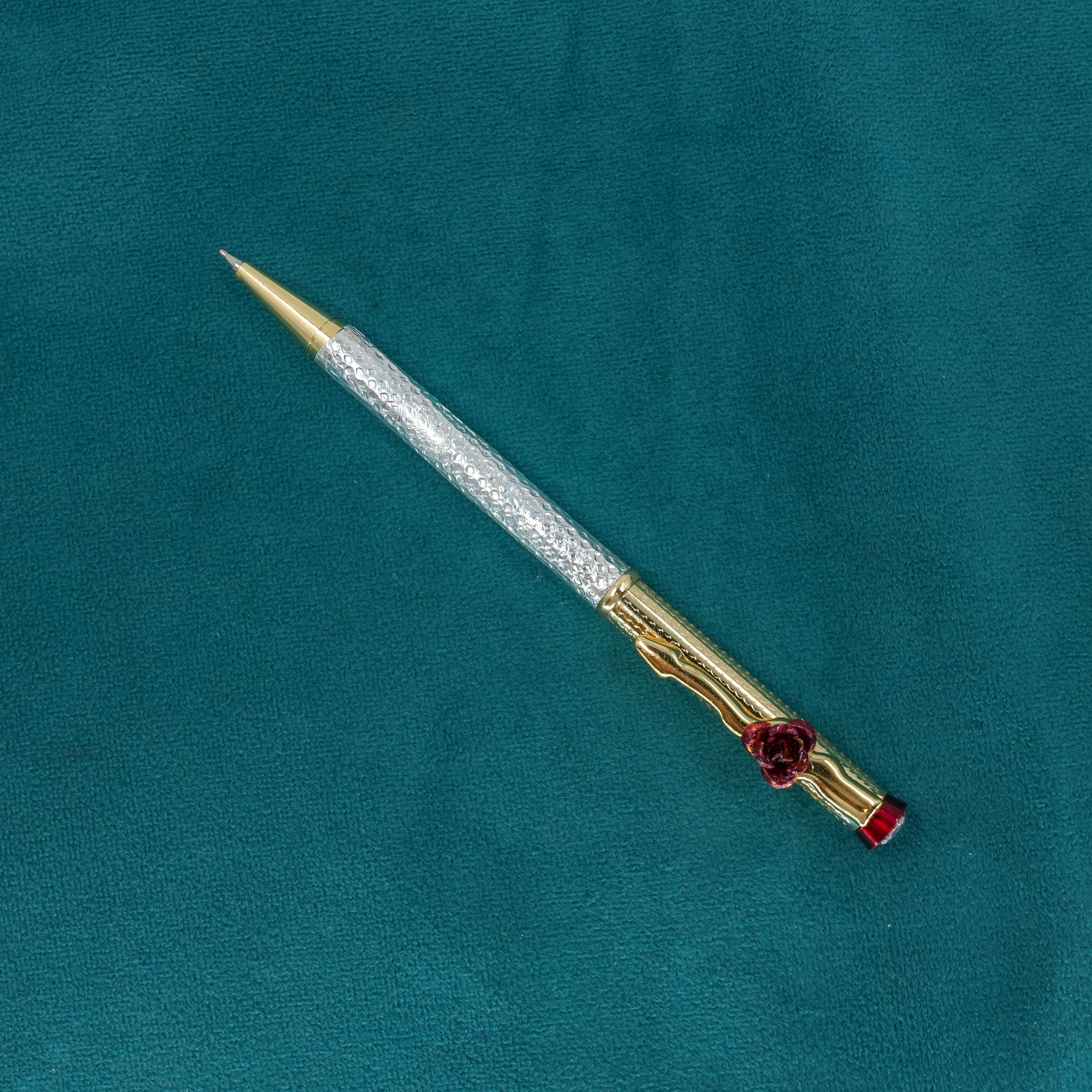 Ved Jewellers - Gold Rose Pen