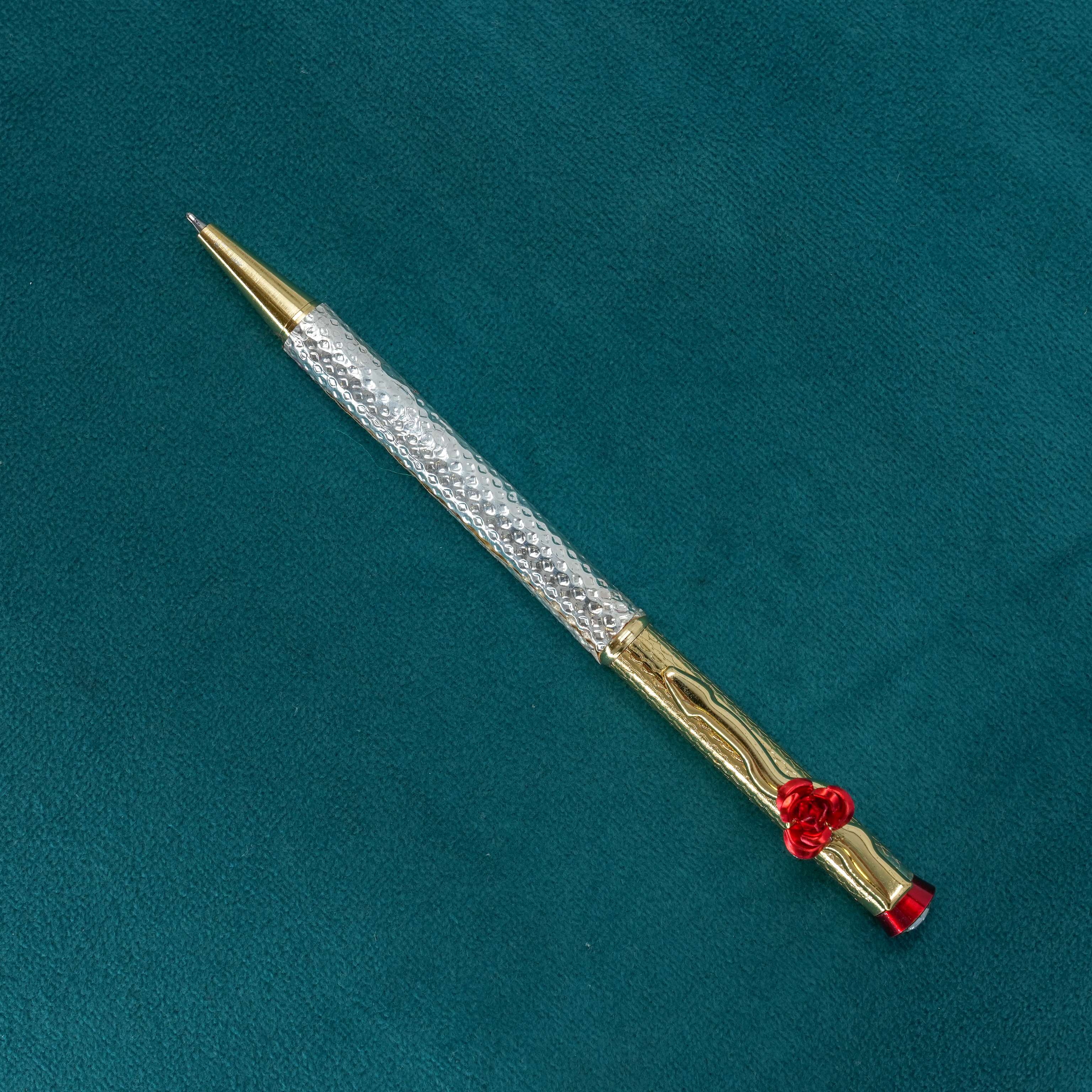 Ved Jewellers - Silver Textured Pen