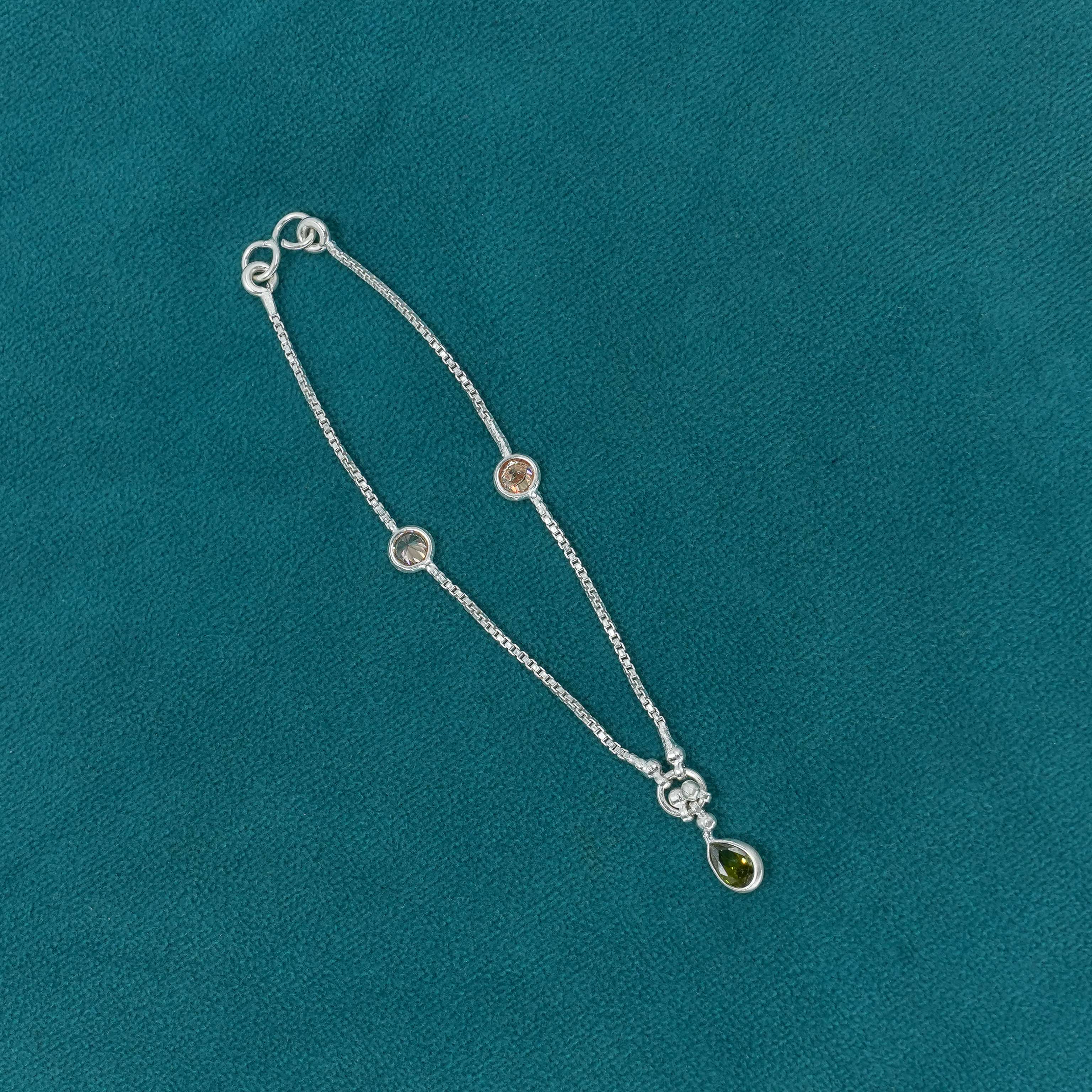 Ved Jewellers - Silver Drop Pendant