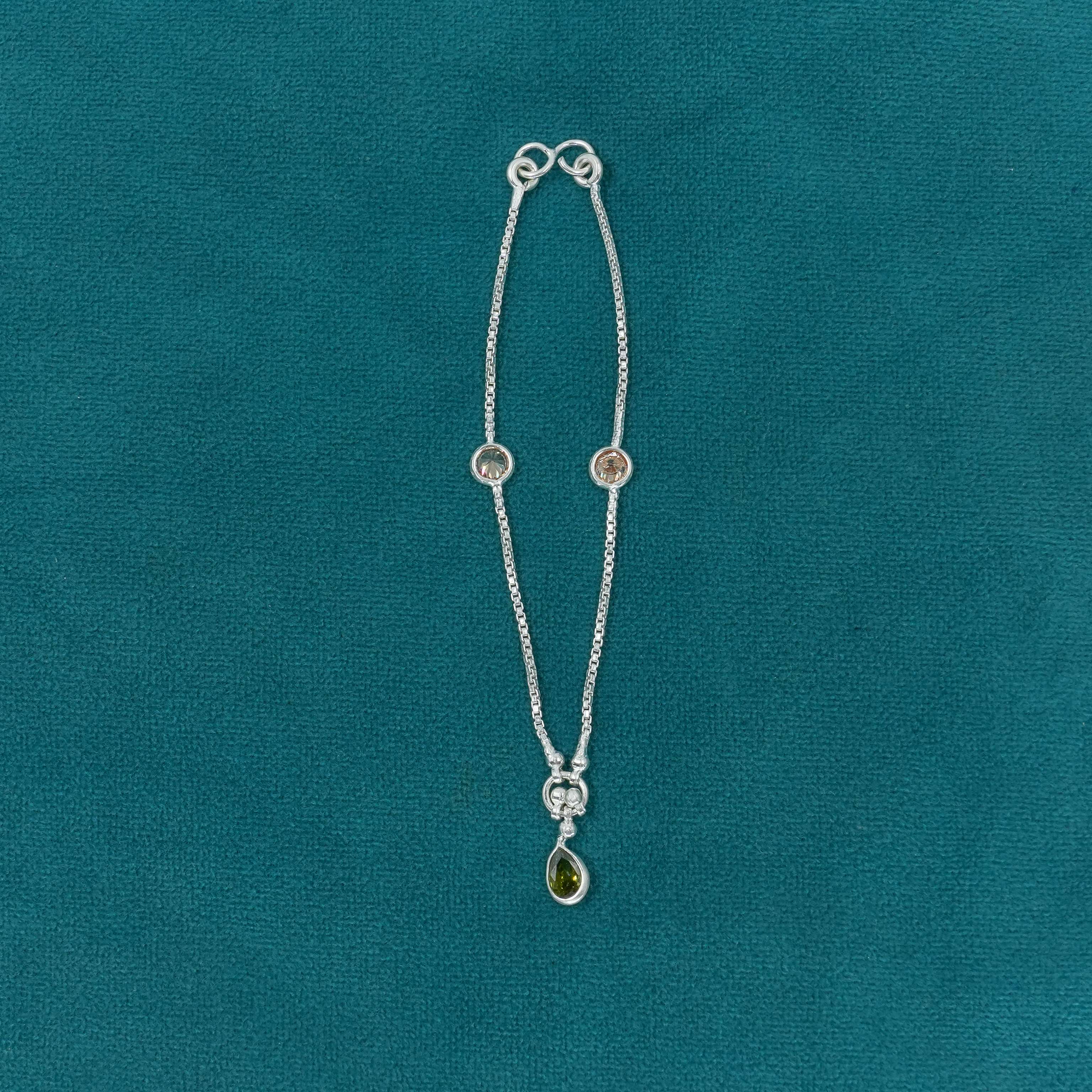 Ved Jewellers - Silver Drop Pendant