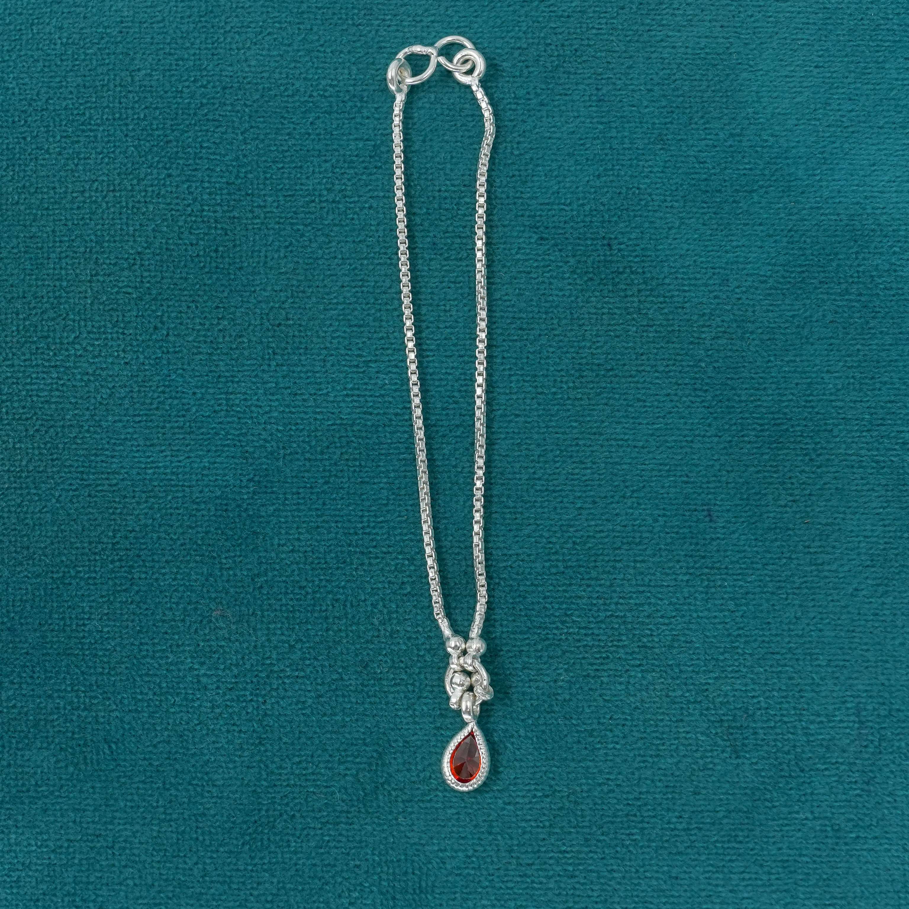 Ved Jewellers - Silver Pear Pendant