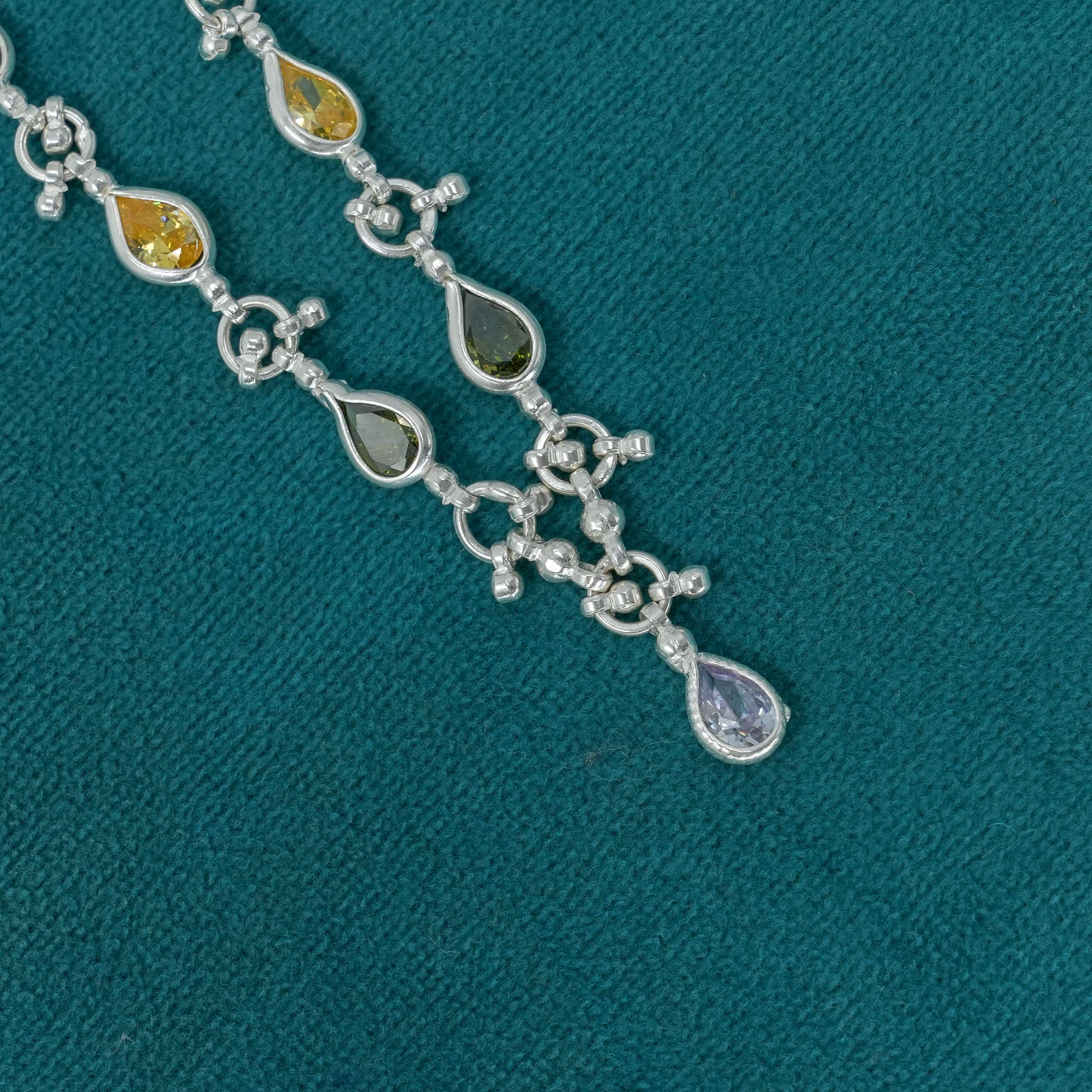 Ved Jewellers - Silver Drop Earrings