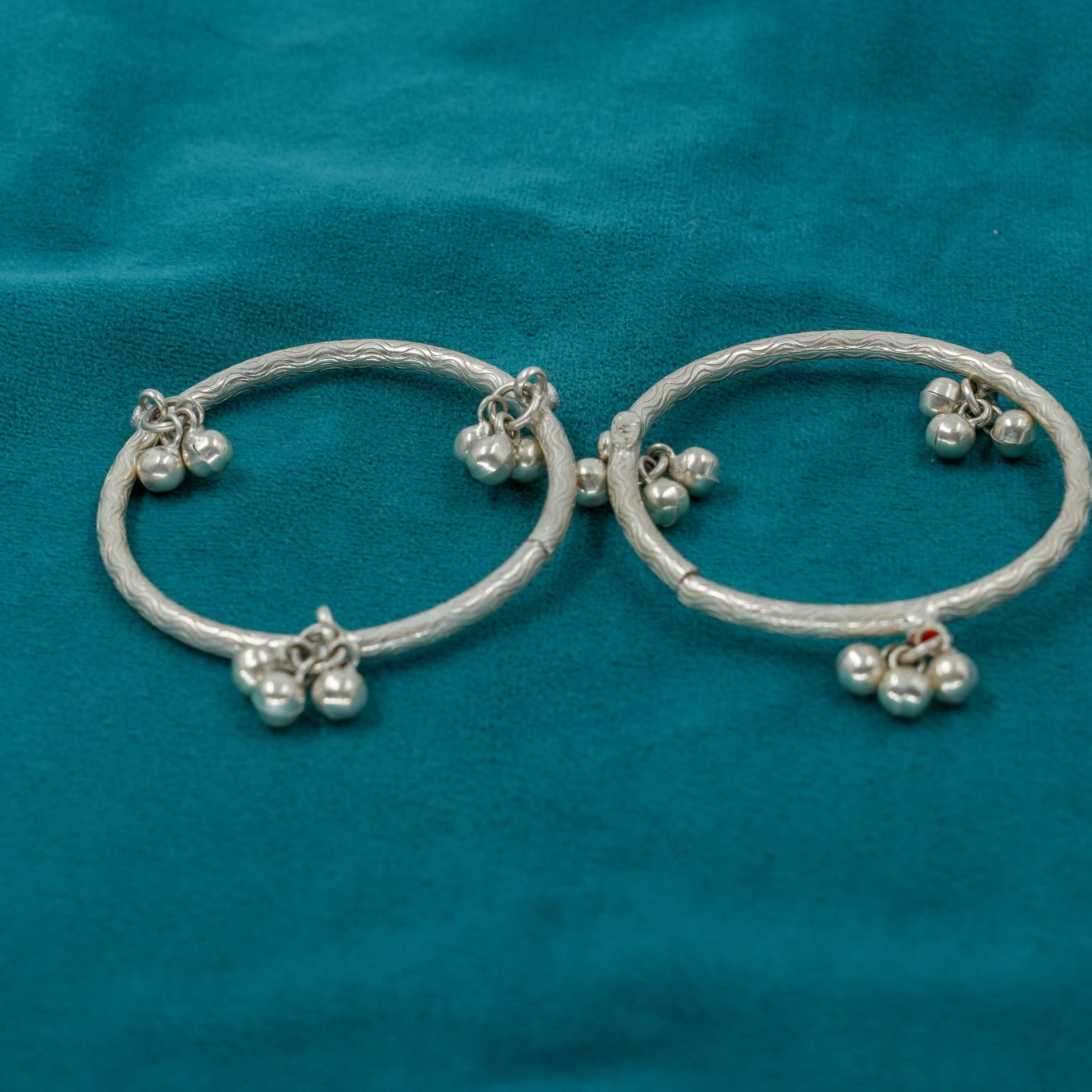 Ved Jewellers - Silver Anklets Bells
