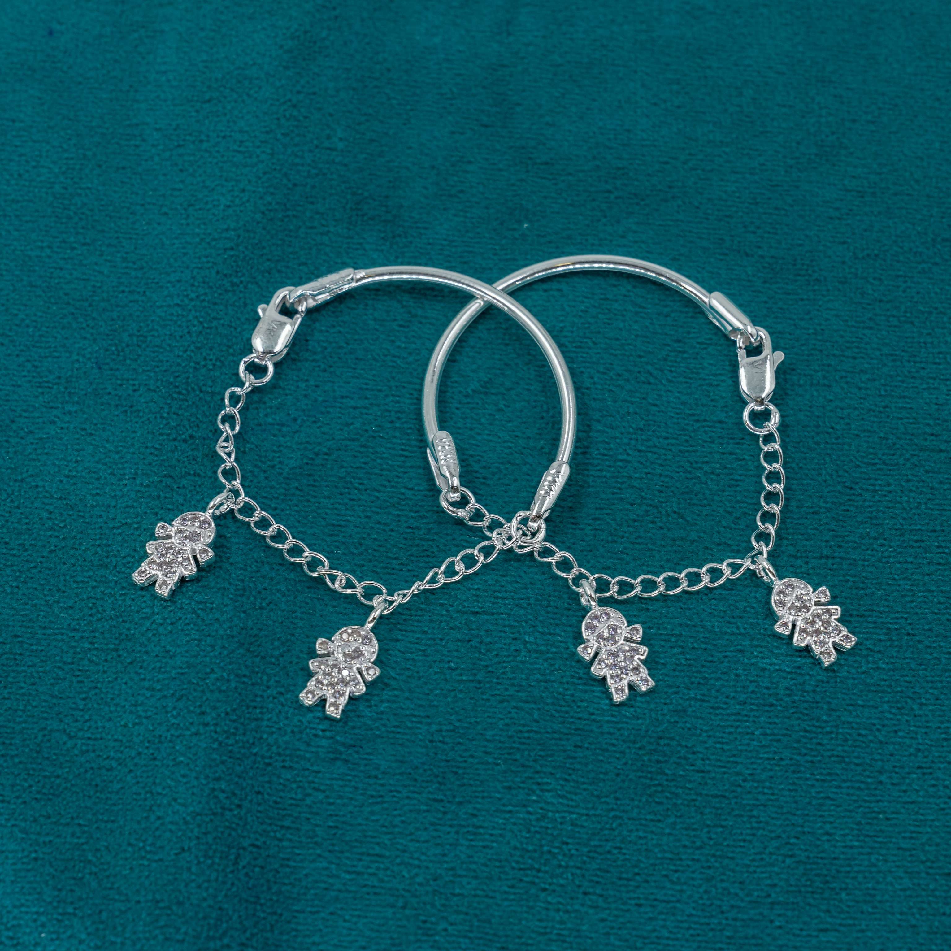 Ved Jewellers - Silver Baby Kada