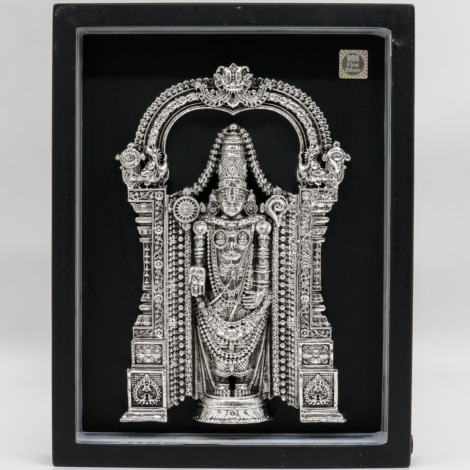 Ved Jewellers - Silver God Idol Frame