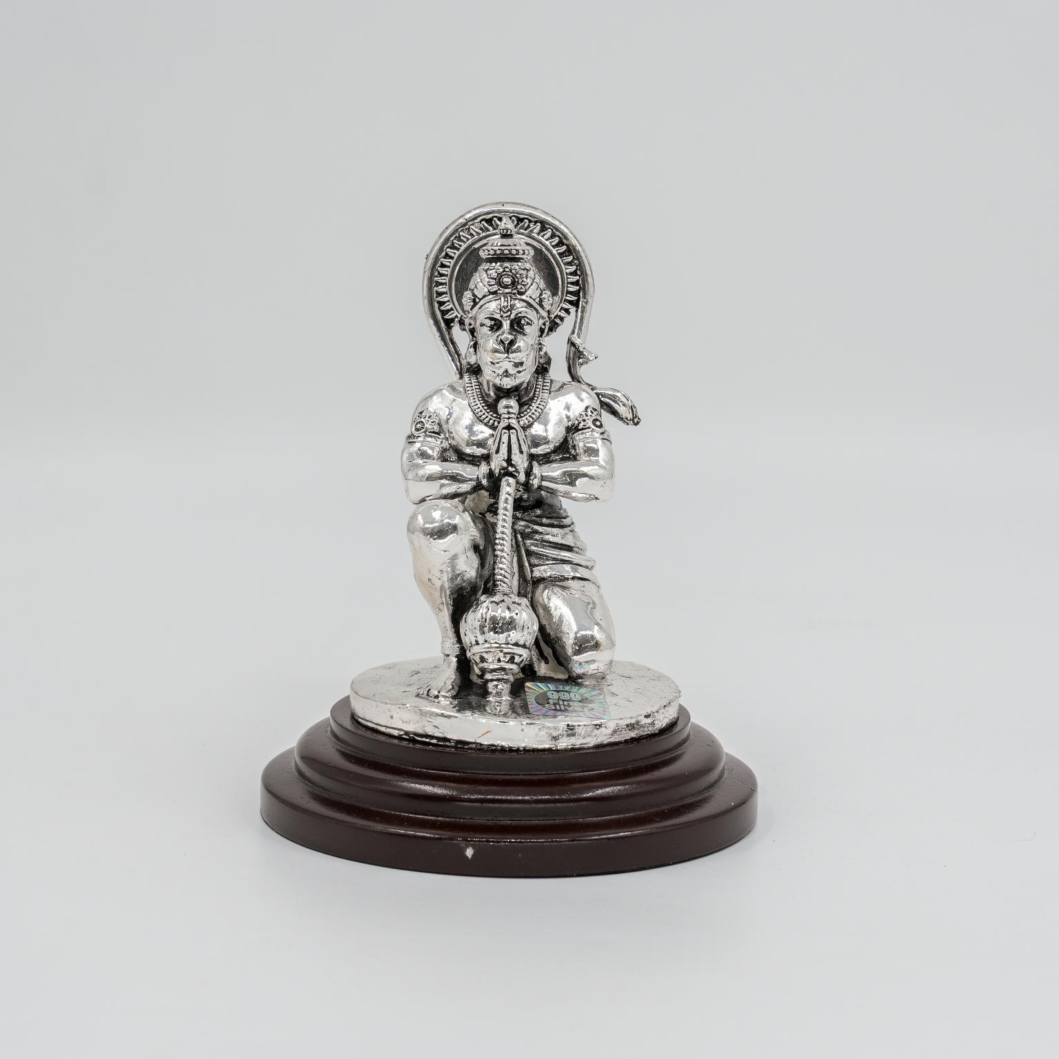 Ved Jewellers - Silver Hanuman Idol