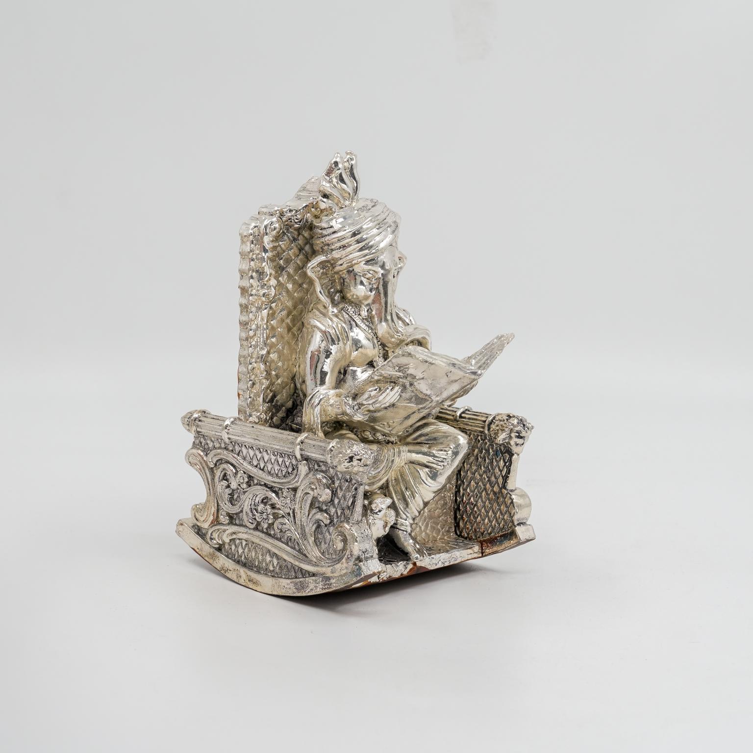 Ved Jewellers - Silver Ganesha Idol