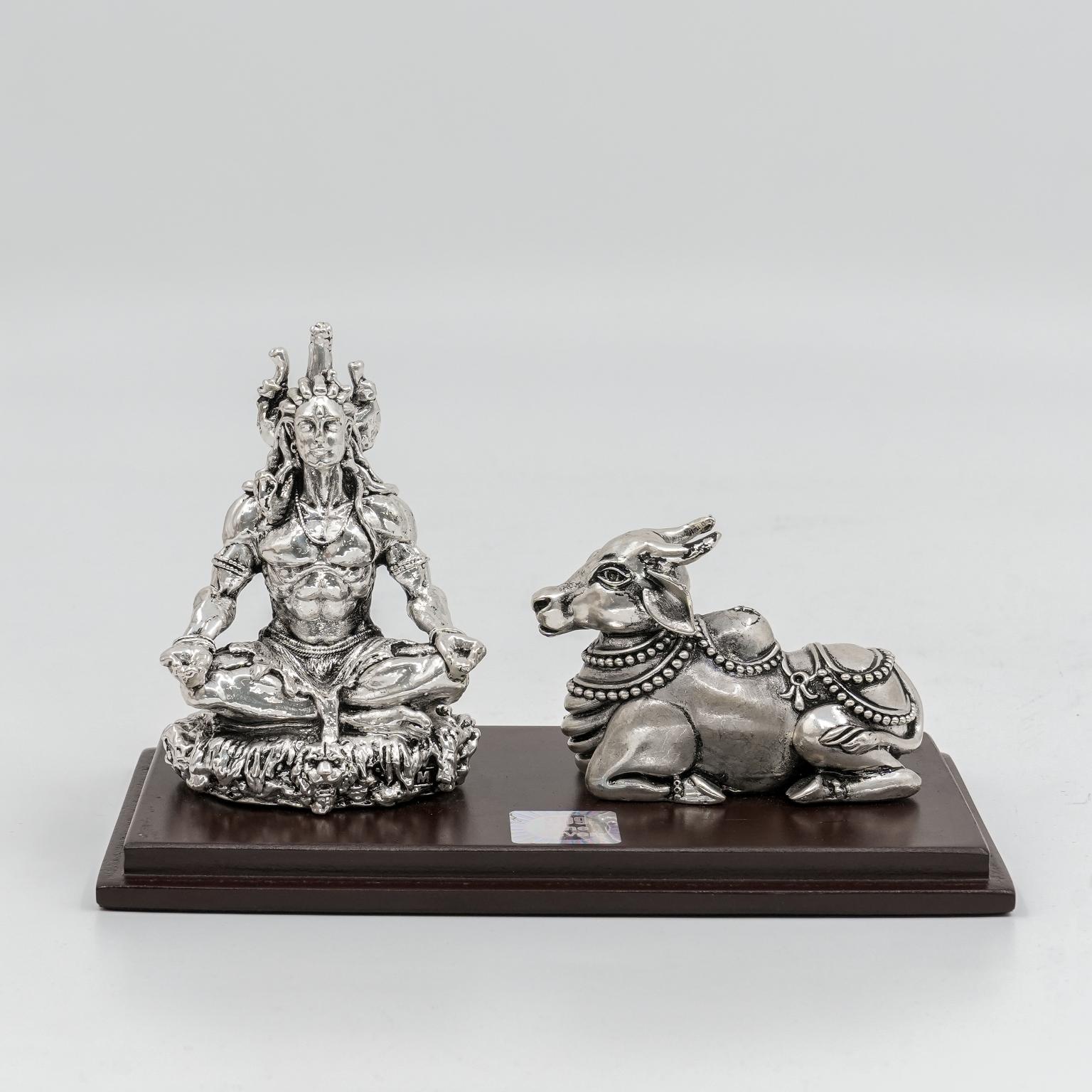 Ved Jewellers - Silver Shiva Idol