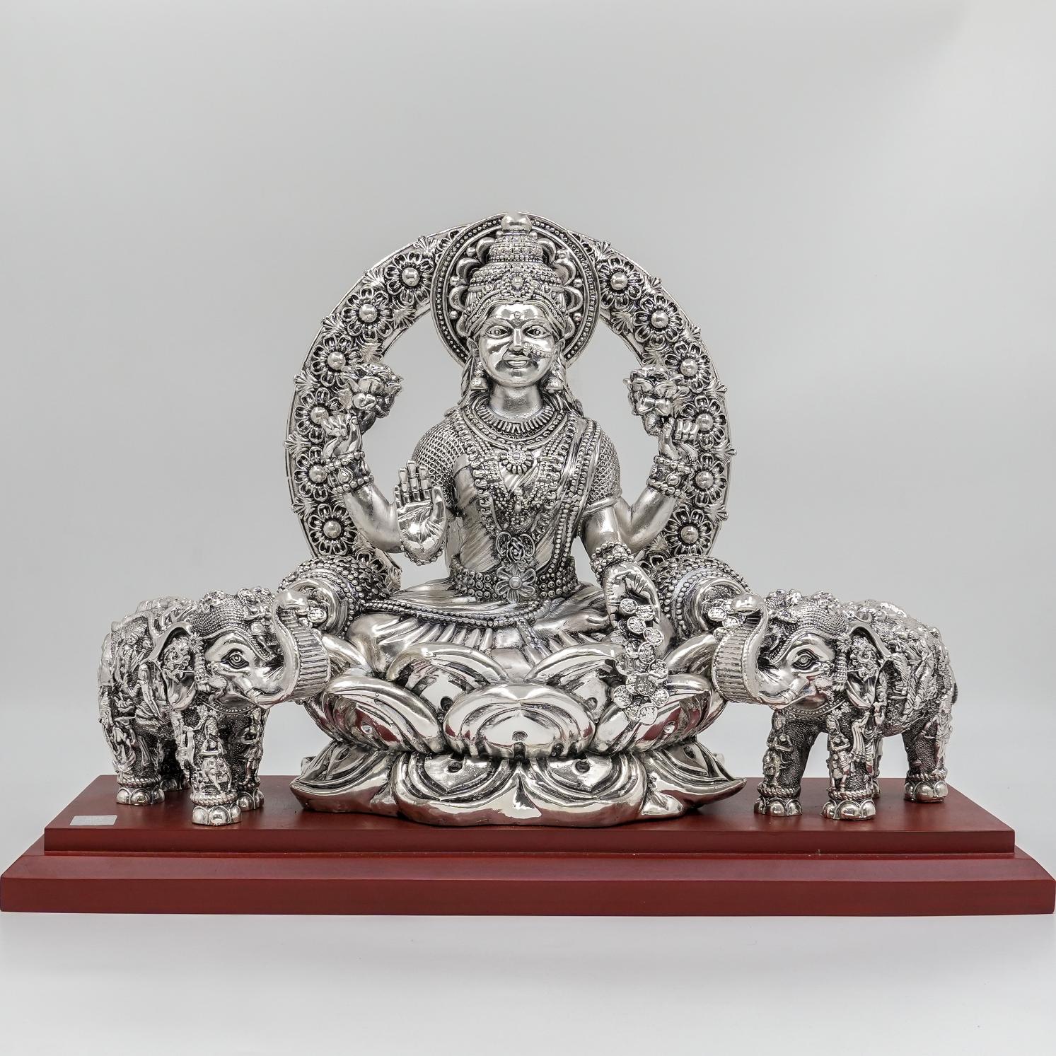 Ved Jewellers - Silver Goddess Idol