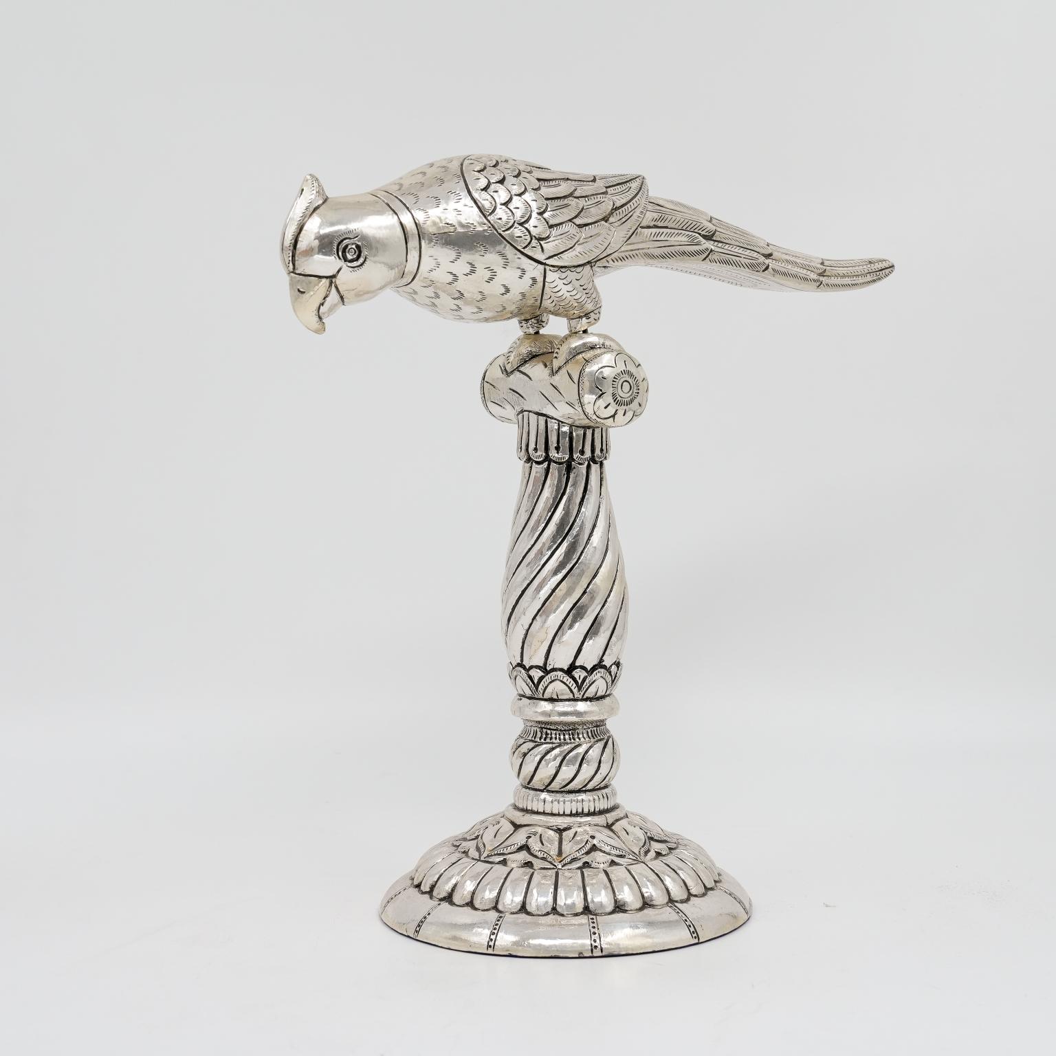 Ved Jewellers - Silver Bird Showpiece