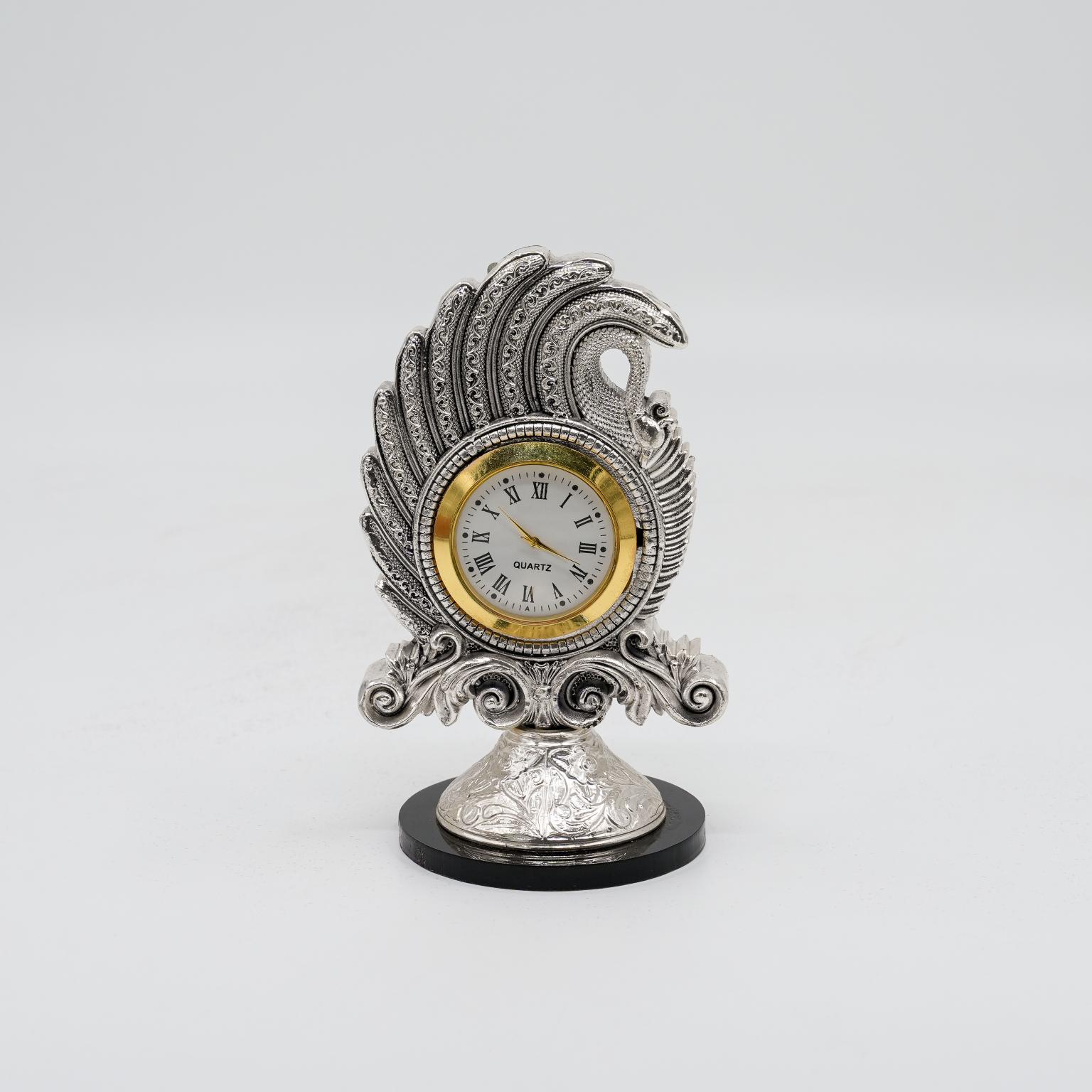 Ved Jewellers - Silver Peacock Showpiece