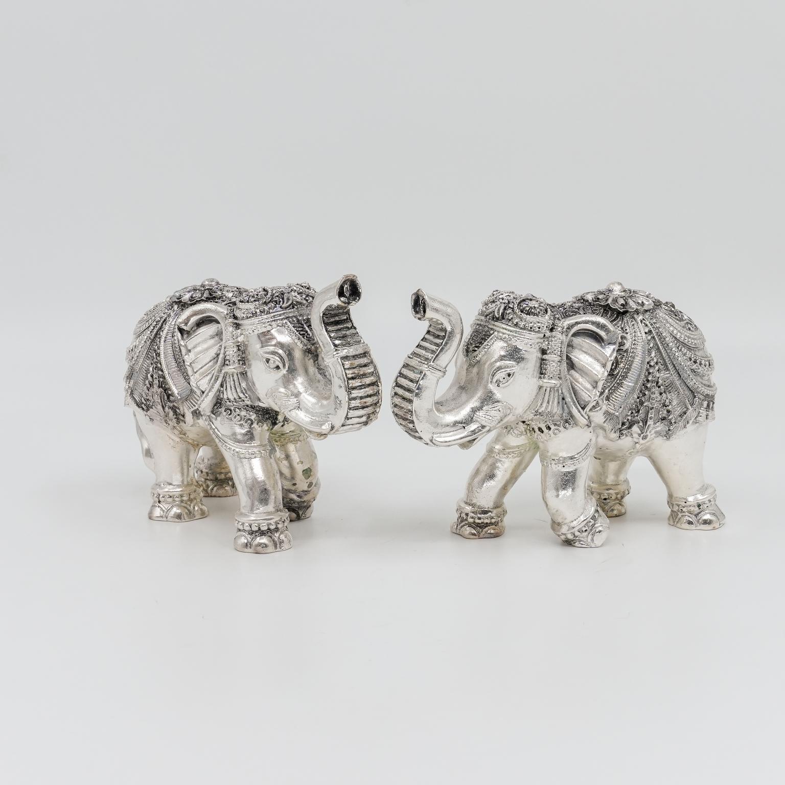 Ved Jewellers - Silver Elephant Showpiece
