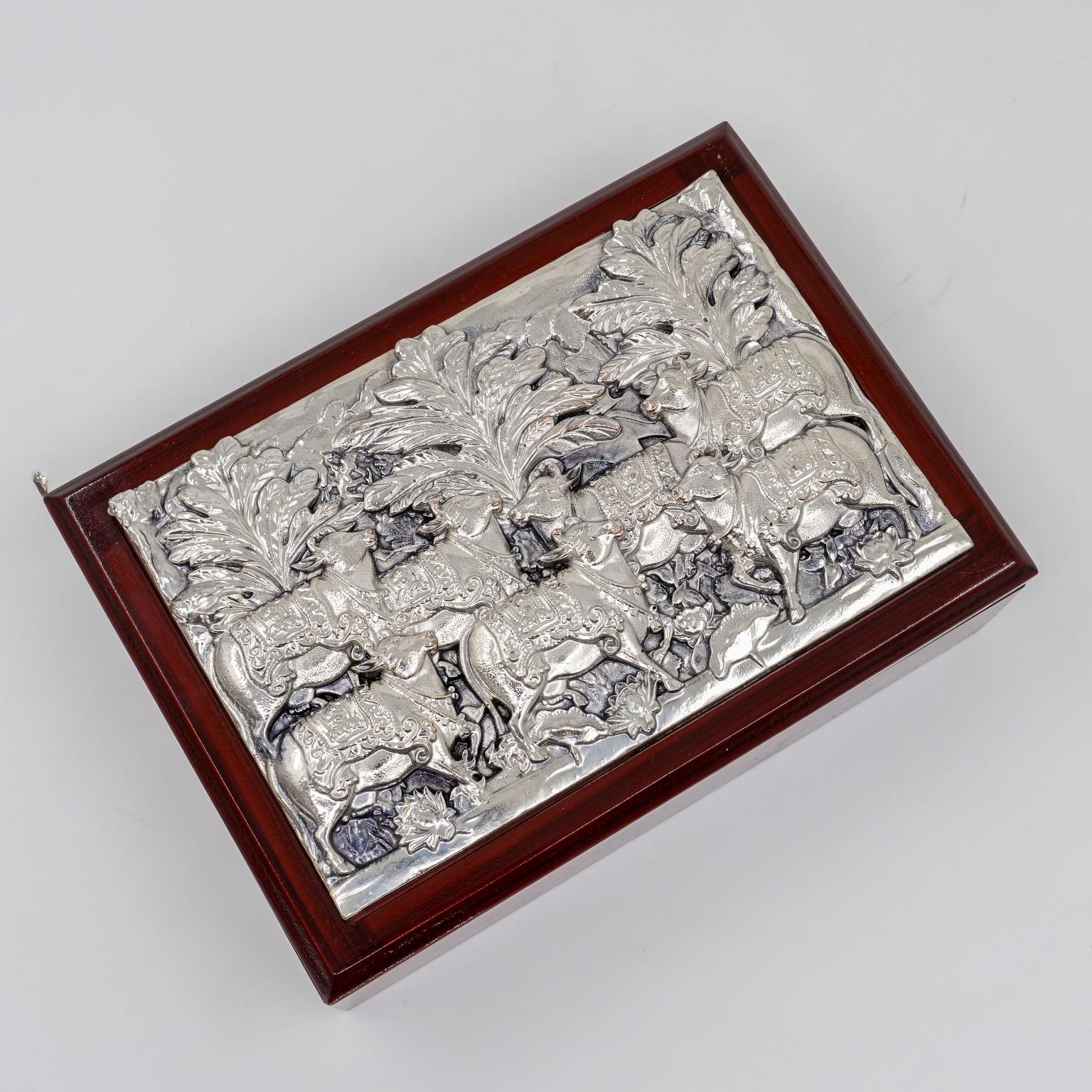 Ved Jewellers - Silver Elephant Showpiece