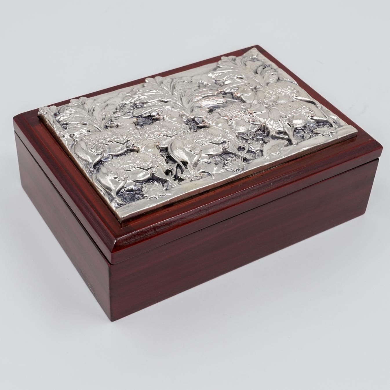 Ved Jewellers - Silver Elephant Showpiece
