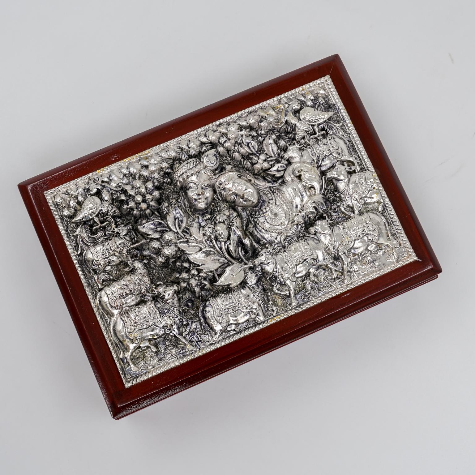 Ved Jewellers - Silver Radha Krishna Showpiece
