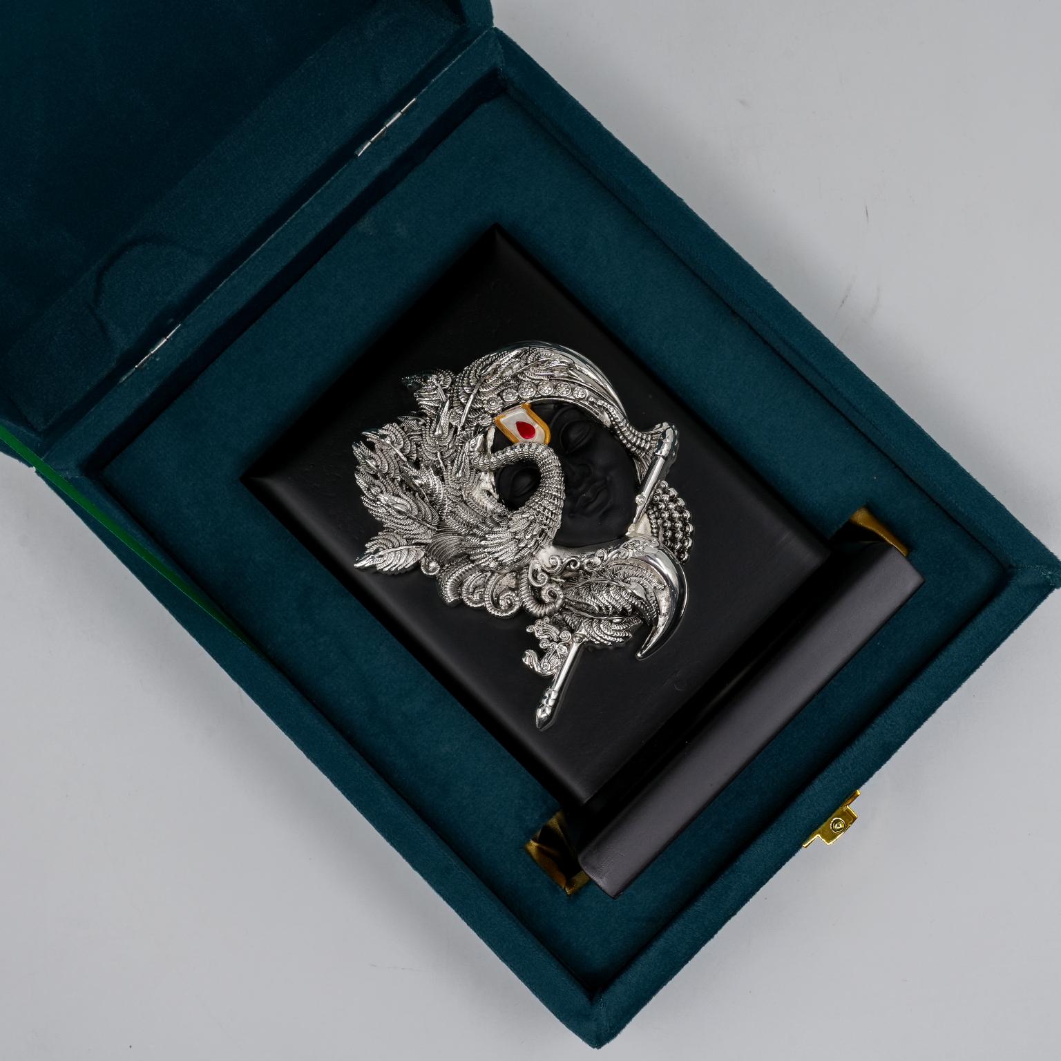 Ved Jewellers - Silver Krishna Gola