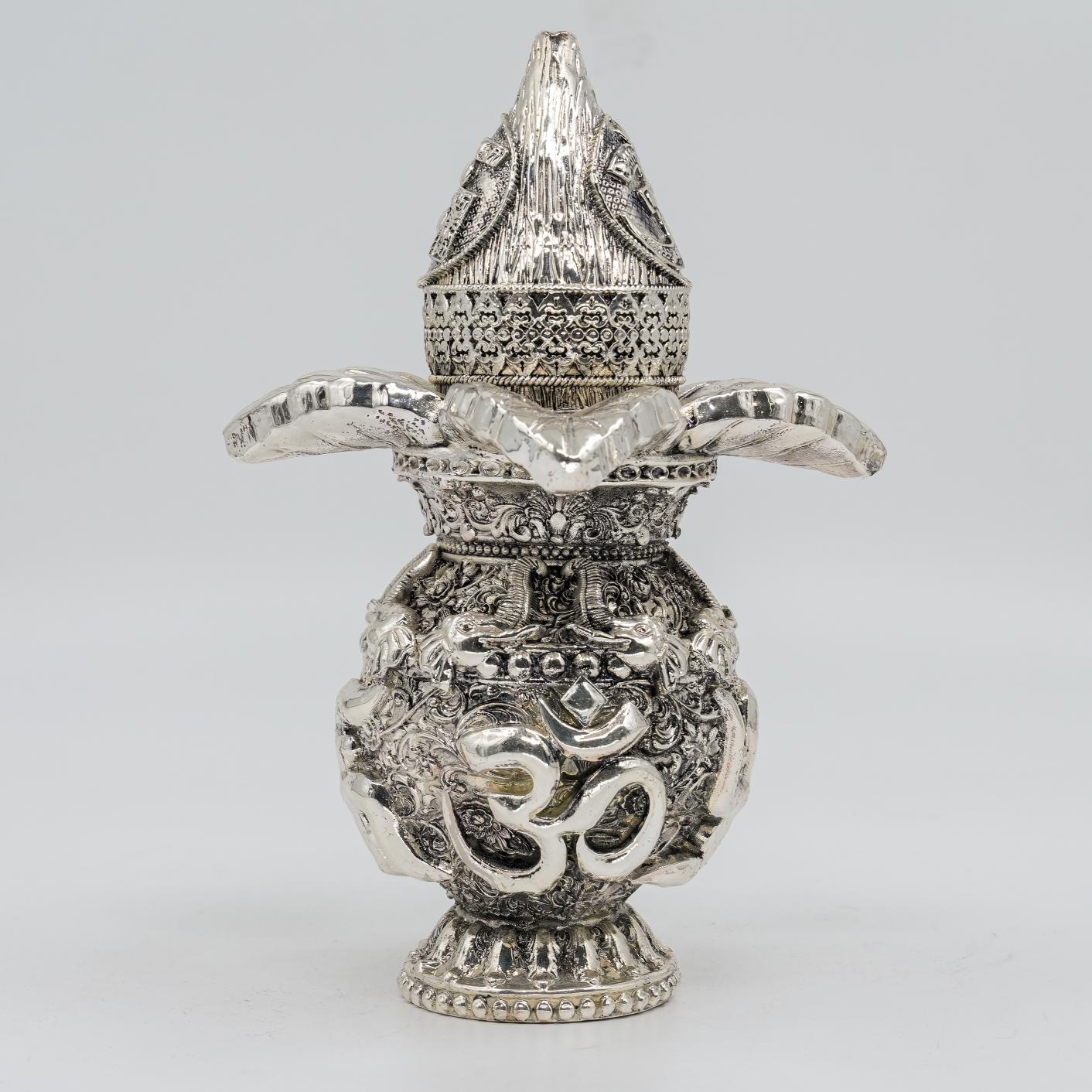 Ved Jewellers - Silver Om Kalash