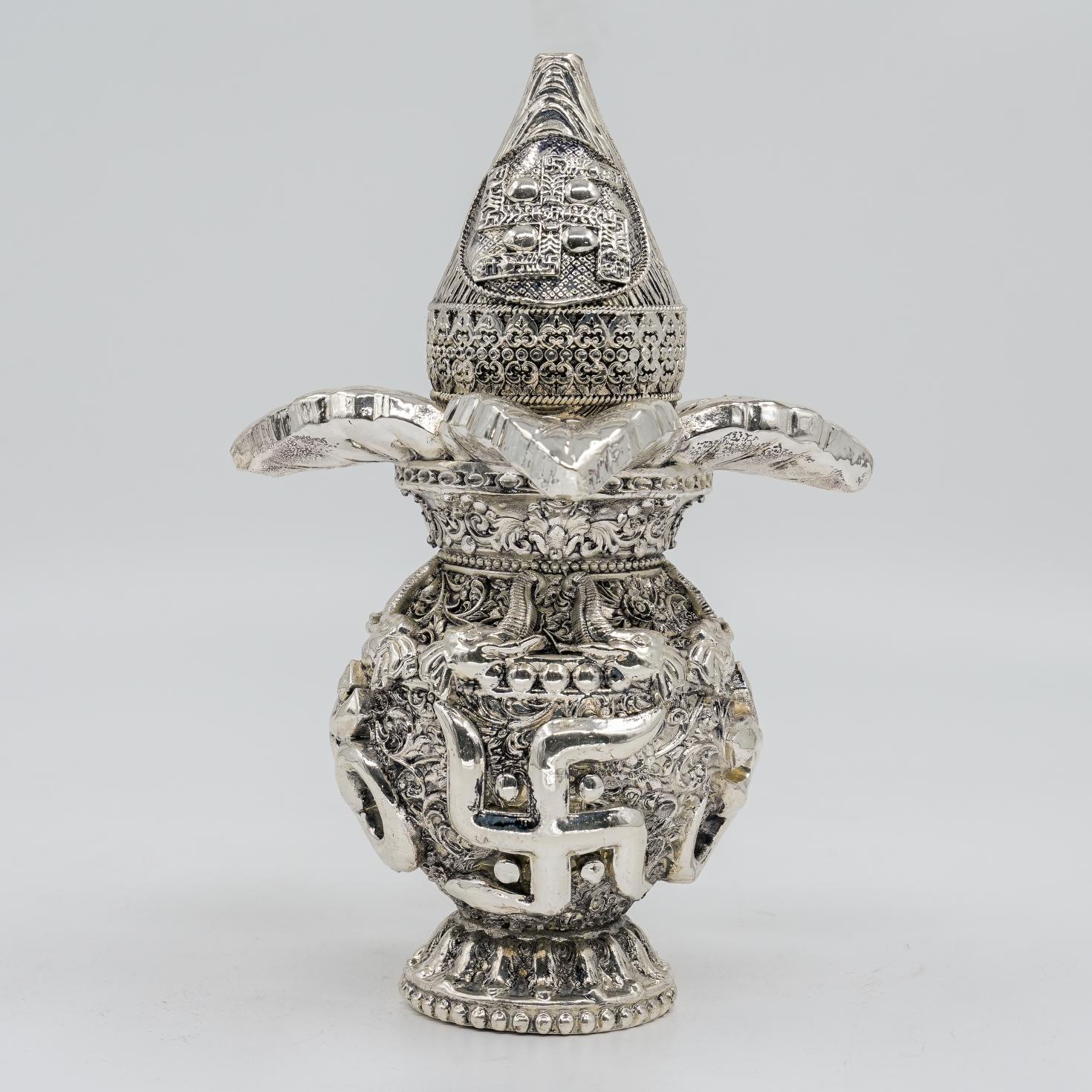 Ved Jewellers - Silver Om Kalash