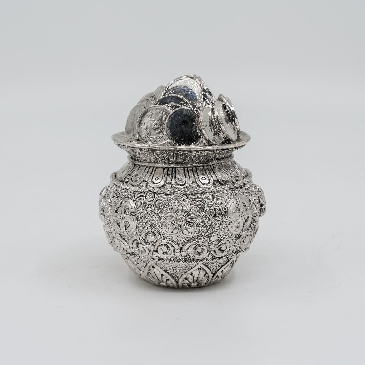 Ved Jewellers - Silver Kalash Showpiece