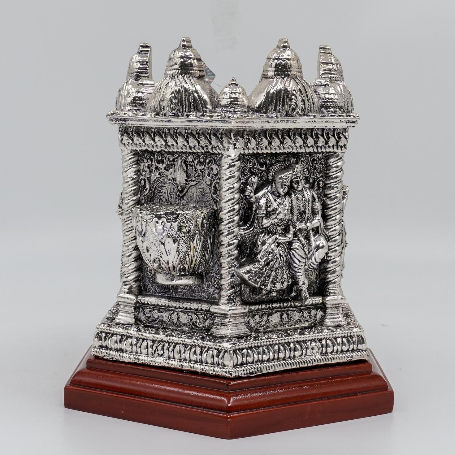 Silver Temple Showpiece